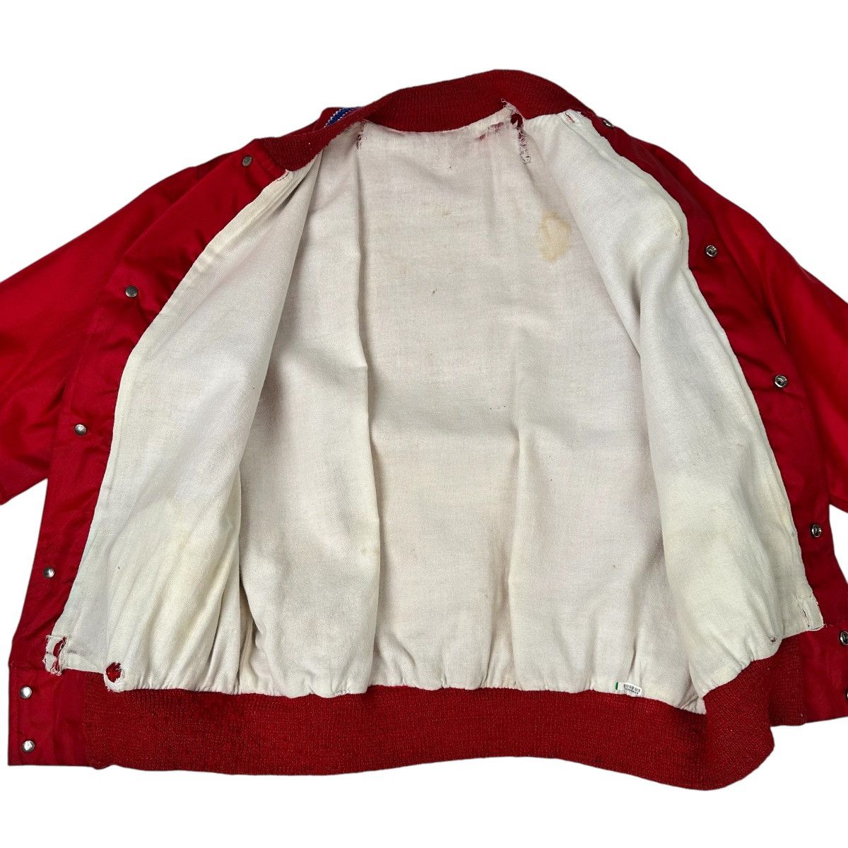 Vintage Vintage Inner Rhythm Choir 1980s Satin Bomber Jacket XS Size US XS / EU 42 / 0 - 7 Thumbnail