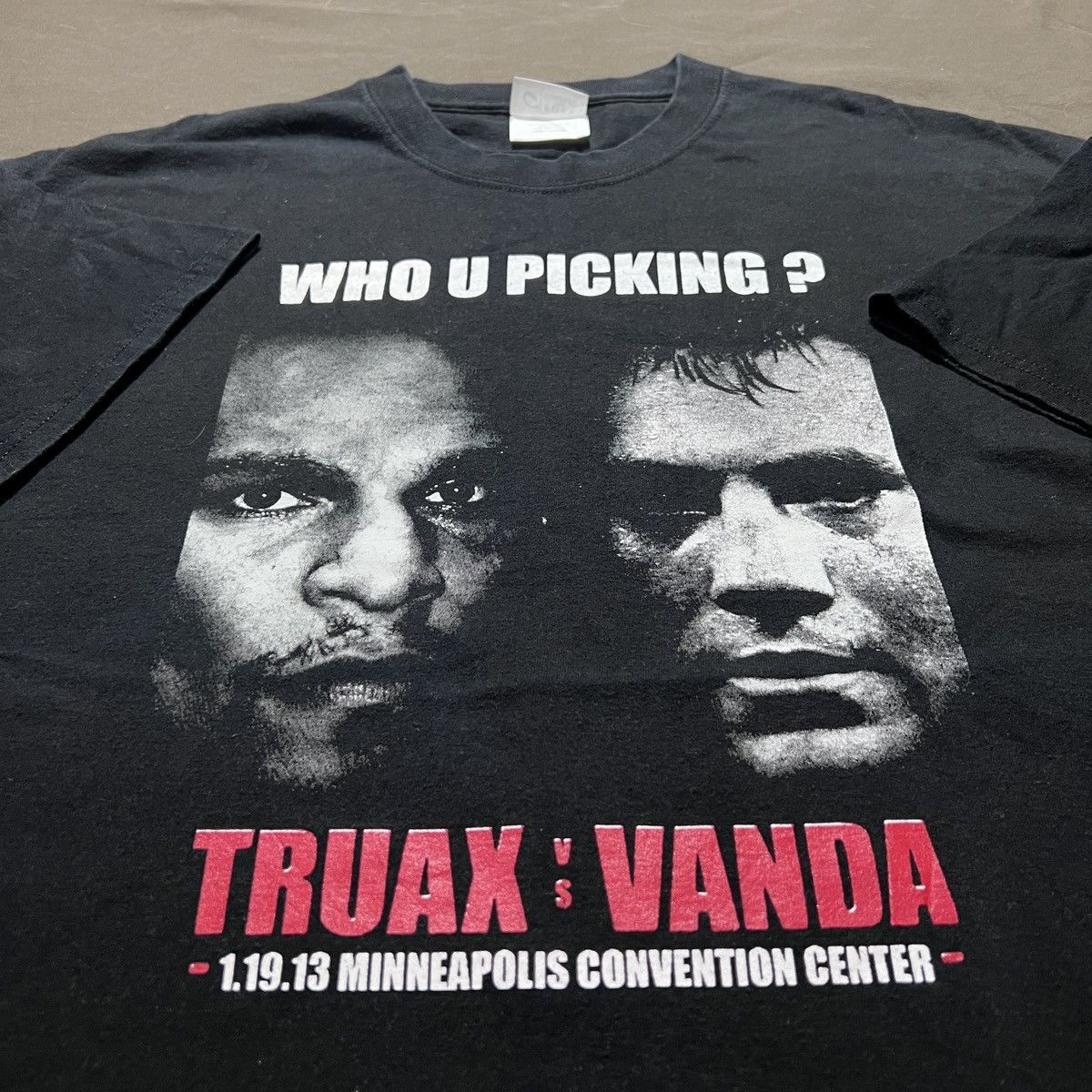 Rap Tees Vintage Y2K Caleb Truax Vs Matt Vanda Boxing Graphic XL Size US XL / EU 56 / 4 - 1 Thumbnail