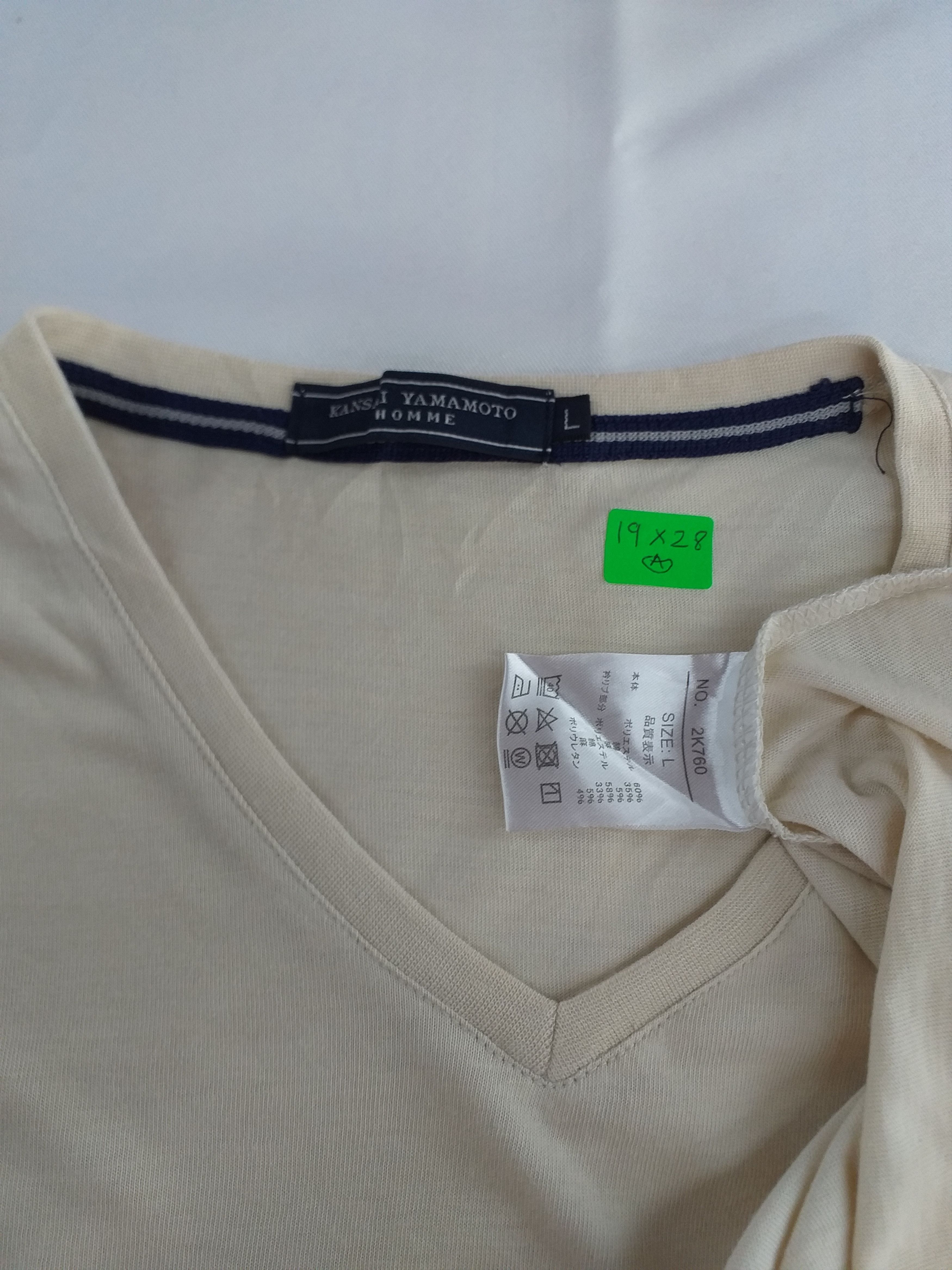 Japanese Brand Kansai Yamamoto Homme Medium T-Shirt -A044 Size US M / EU 48-50 / 2 - 3 Thumbnail