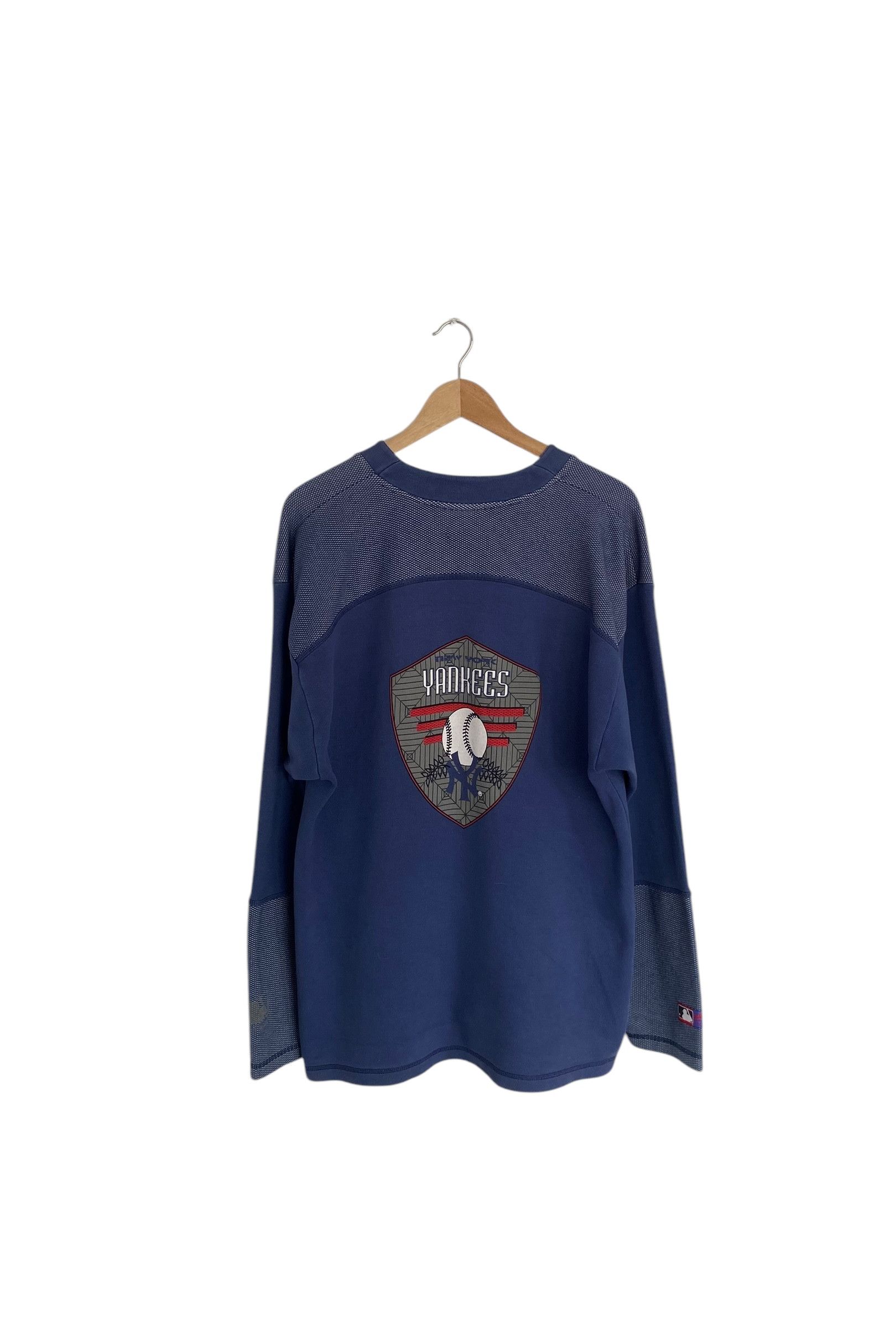 New York Yankees × Vintage 90s' New York Yankees vintage snap-up jacket Size US L / EU 52-54 / 3 - 6 Thumbnail