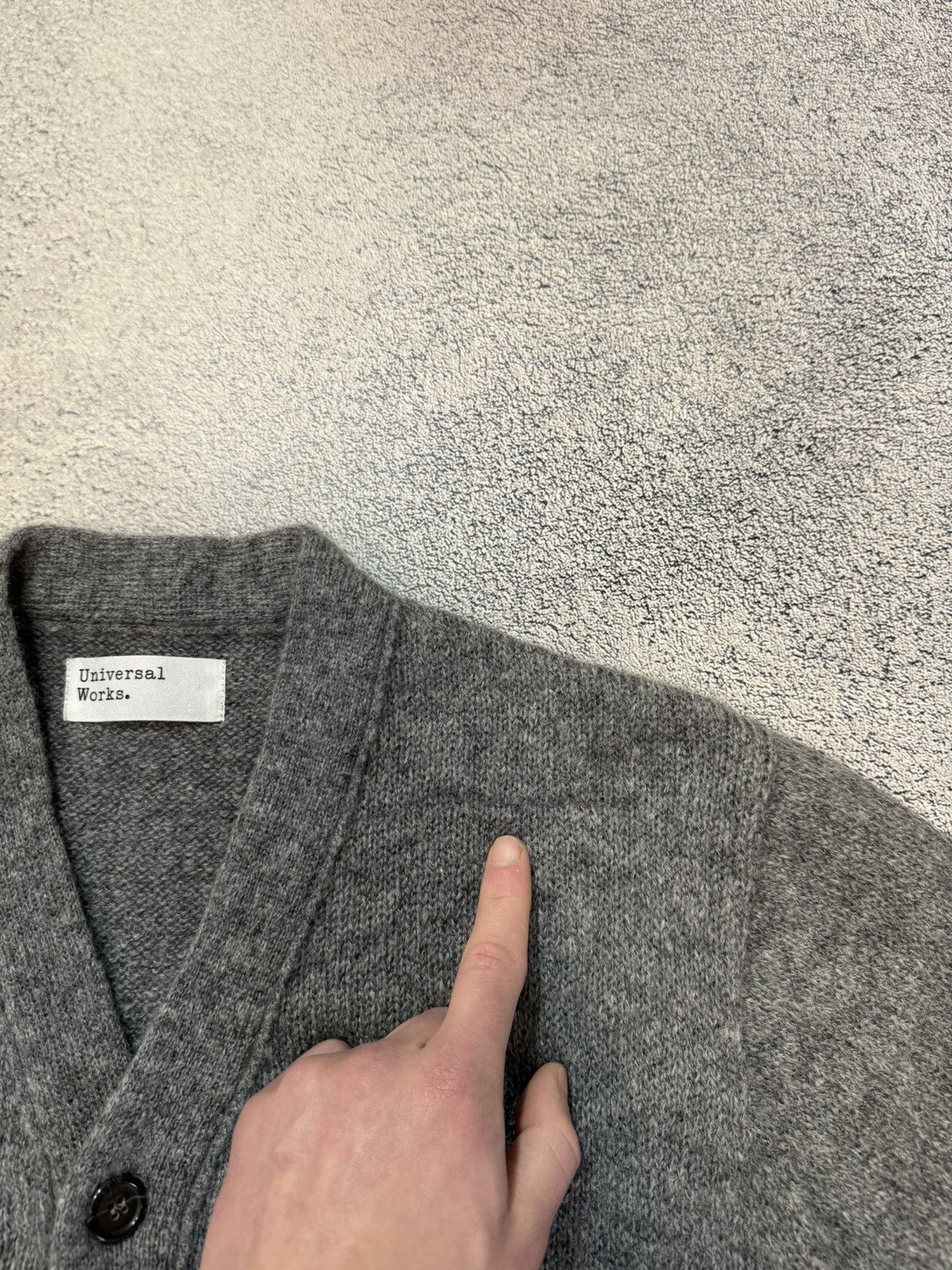 Universal Works Universal Works Mohair Cardigan Men L V-Neck Knit Sweater Size US L / EU 52-54 / 3 - 15 Thumbnail