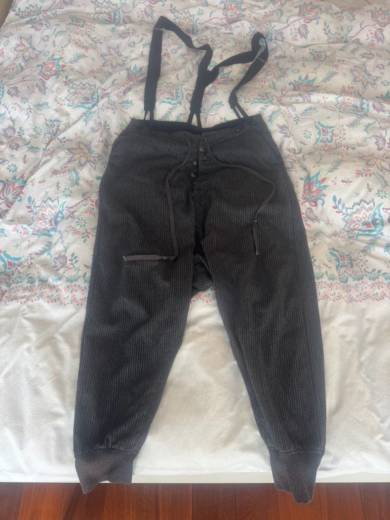 Greg Lauren GREE LAUREN Wool Suspender Cropped Pants - dmc Size US 30 / EU 46 - 1 Thumbnail