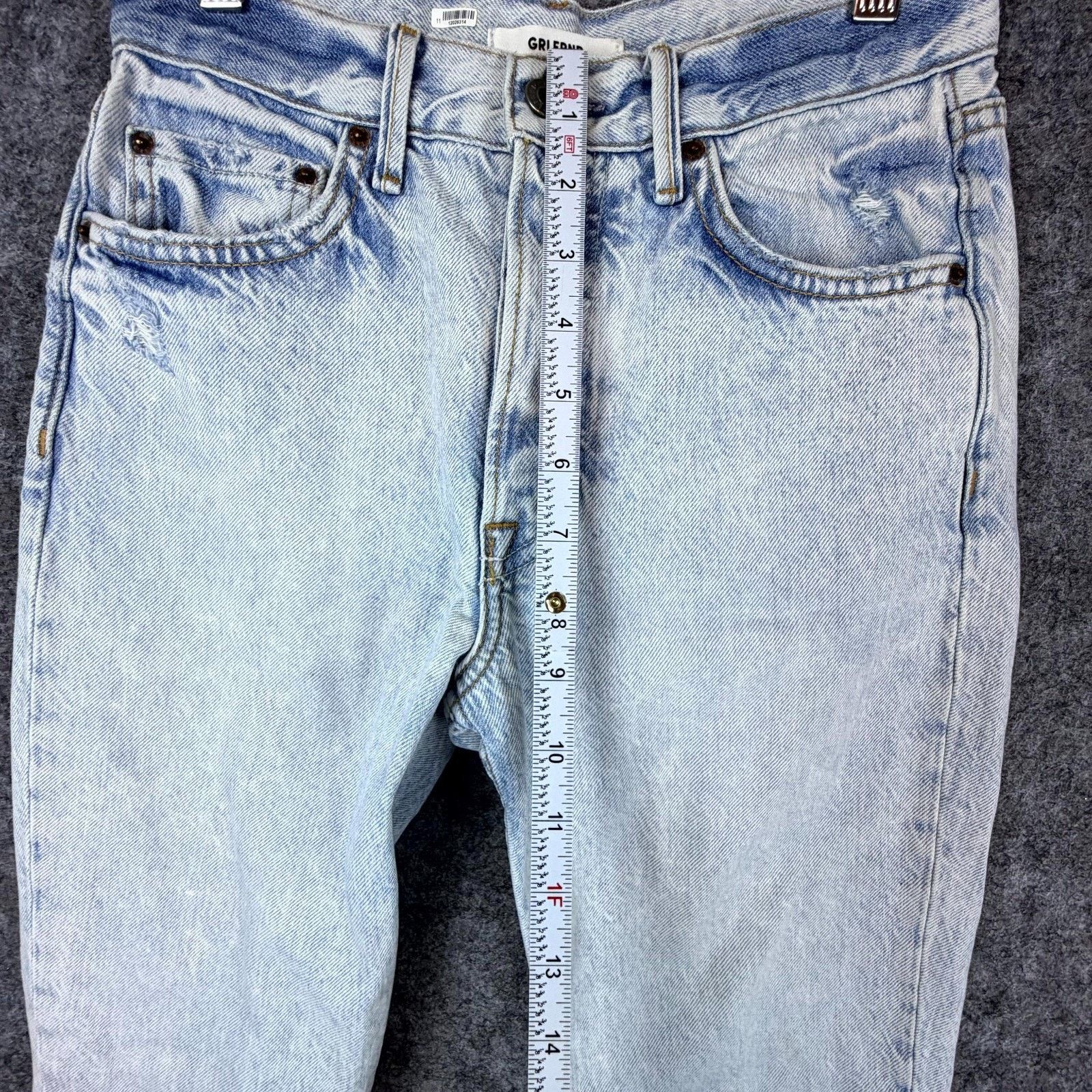 GRLFRND Grlfrnd Karolina Skinny Jeans Womens 25 Blue Never Again Size 25" / US 0 / IT 36 - 6 Thumbnail