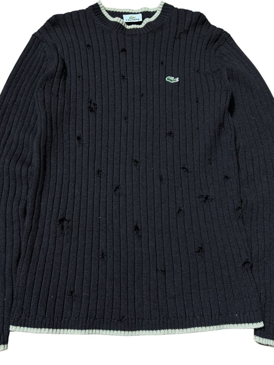 Lacoste 1 of 1 Custom Lacoste Worn Wool Knit Distressed Sweater Size US M / EU 48-50 / 2 - 3 Thumbnail