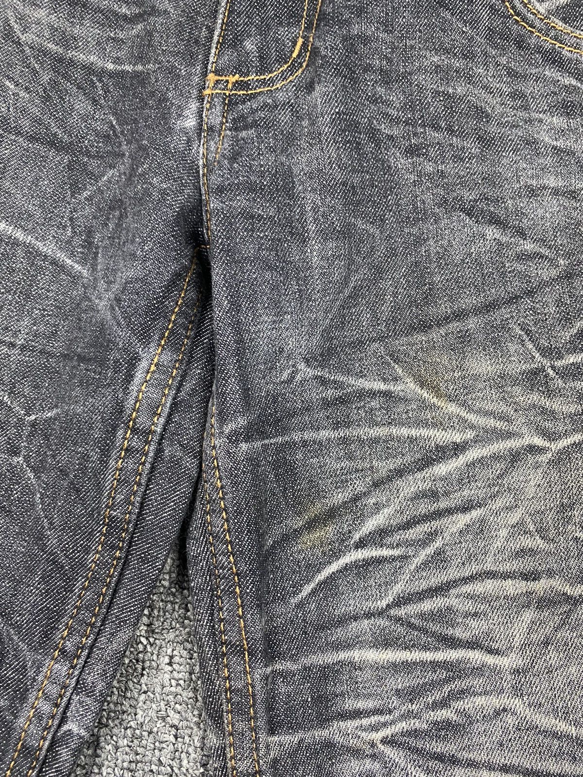 If Six Was Nine × Japanese Brand × Le Grande Bleu (L.G.B.) Nylaus Double Waist Flare Jean Size US 32 / EU 48 - 5 Thumbnail