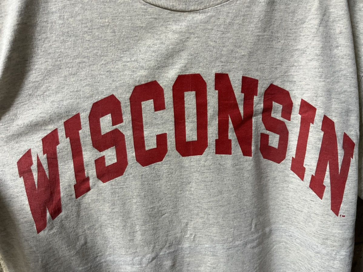 Champion Wisconsin Vintage Champion T-Shirt Size US L / EU 52-54 / 3 - 2 Thumbnail