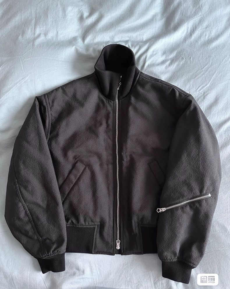 Jil Sander Jil Sander Black coarse twill fabric pilot jacket Size M / US 6-8 / IT 42-44 - 1 Thumbnail