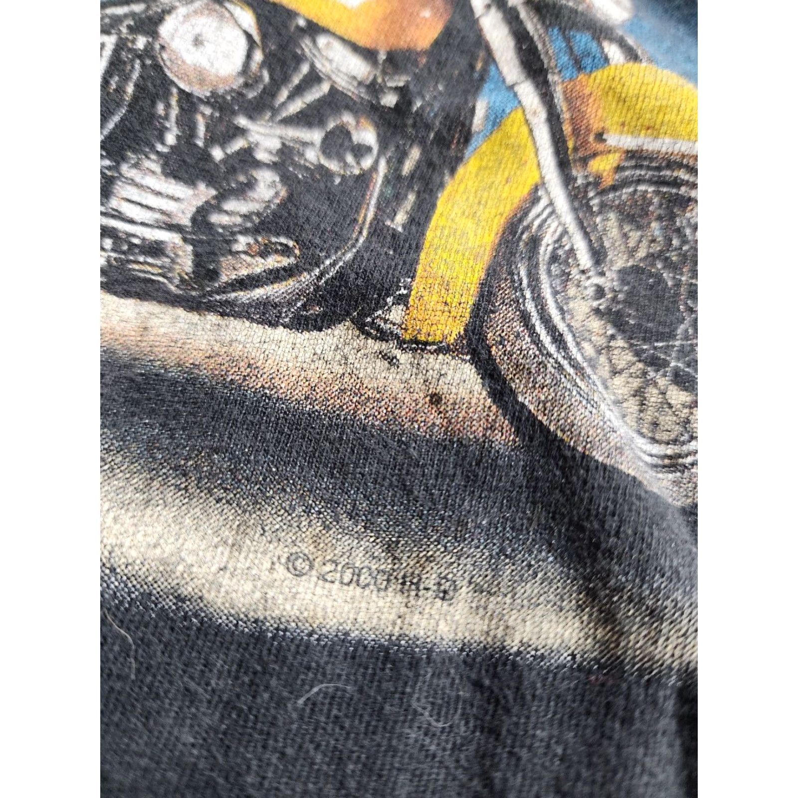 Harley Davidson VINTAGE Harley-Davidson T-Shirt Mens 2XL Black Double-Sided 2000s 90s Biker Graphic Crew Neck Short Sleeve Size US XXL / EU 58 / 5 - 3 Thumbnail