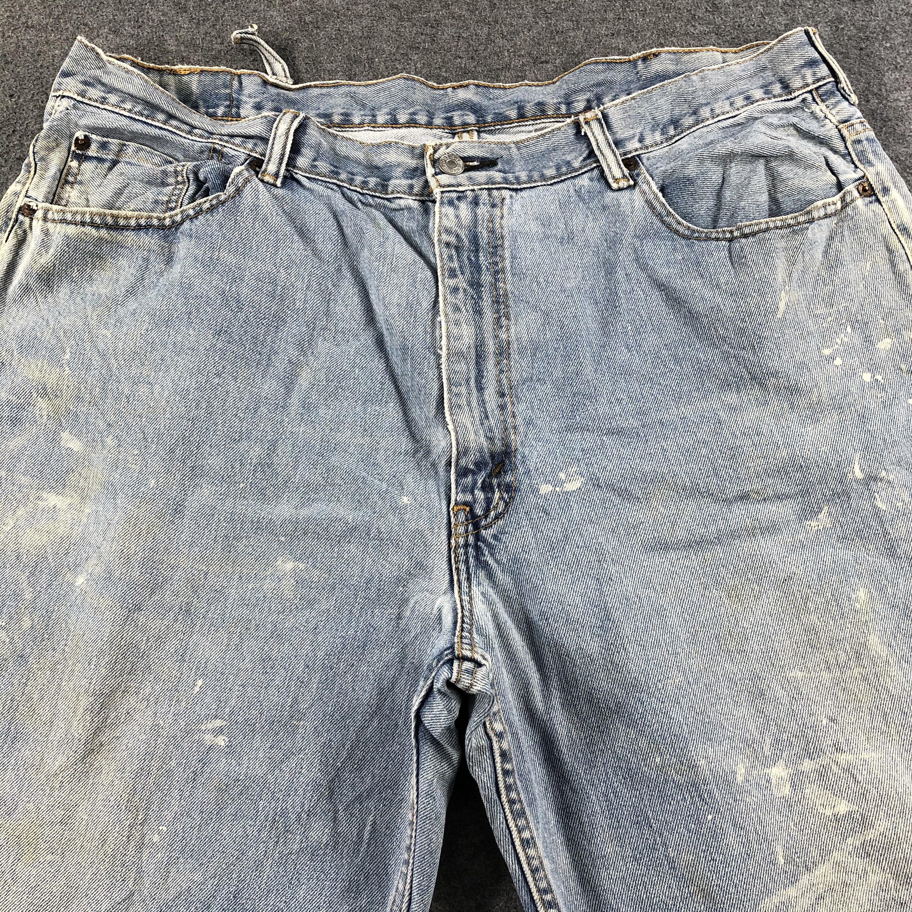 Levi's Vintage Blue Wash Levis 550 Jeans-J2633 Size US 40 / EU 56 - 3 Thumbnail
