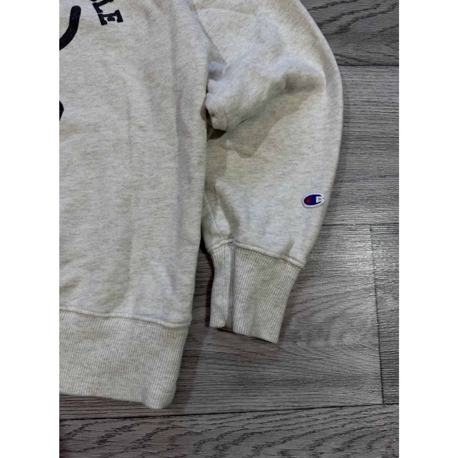 Issey Miyake VINTAGE Ne-net Nya Bicycle Cat Champion & Issey Miyake Japanese Women’s Sweatshirt Sz M Gray Pullover Sweatshirt Womens M cat theme 90s Size M / US 6-8 / IT 42-44 - 3 Thumbnail