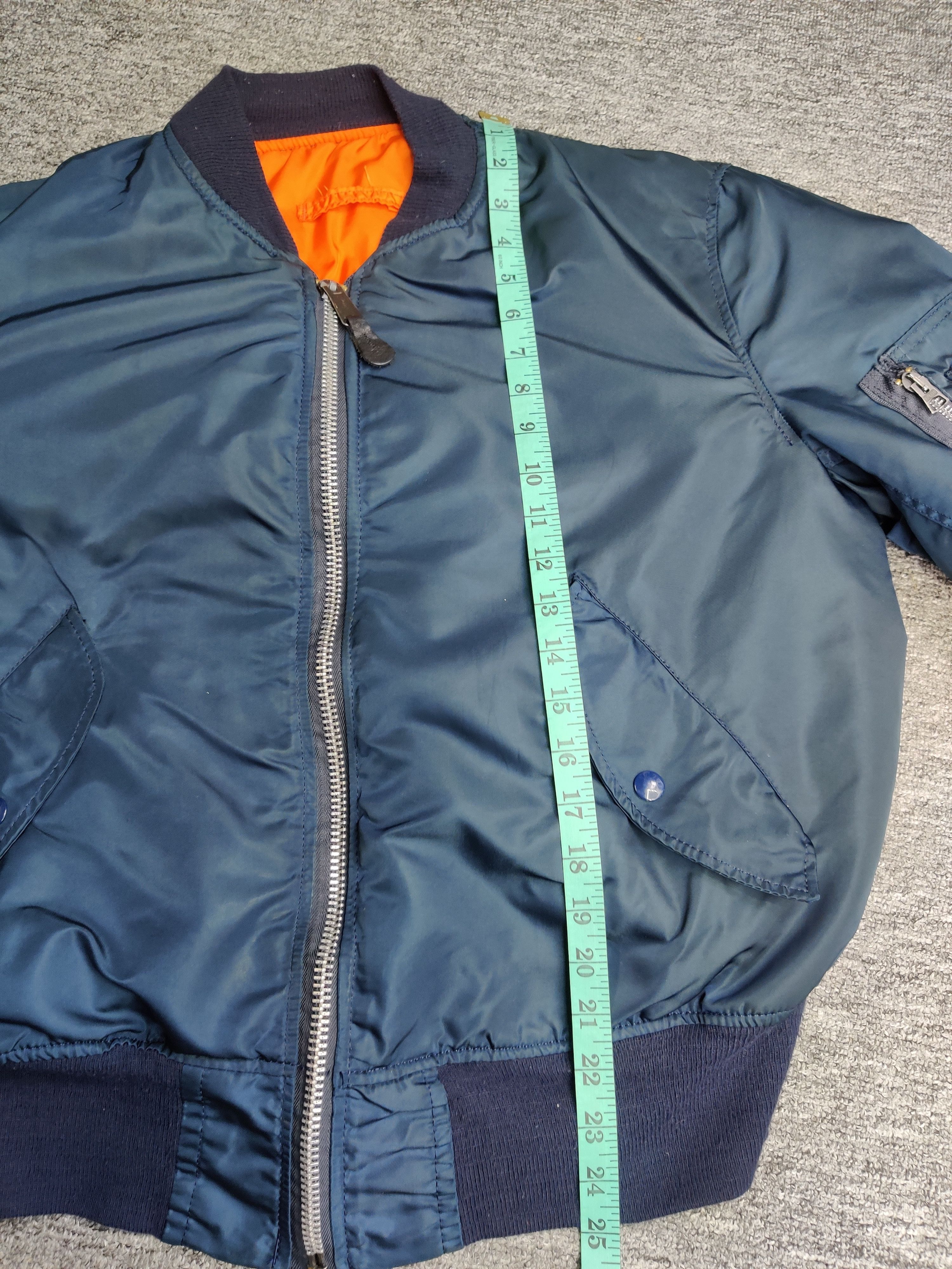 Alpha Industries Vintage Alpha Industries MA-1 Flight Bomber Jacket Size US M / EU 48-50 / 2 - 13 Thumbnail