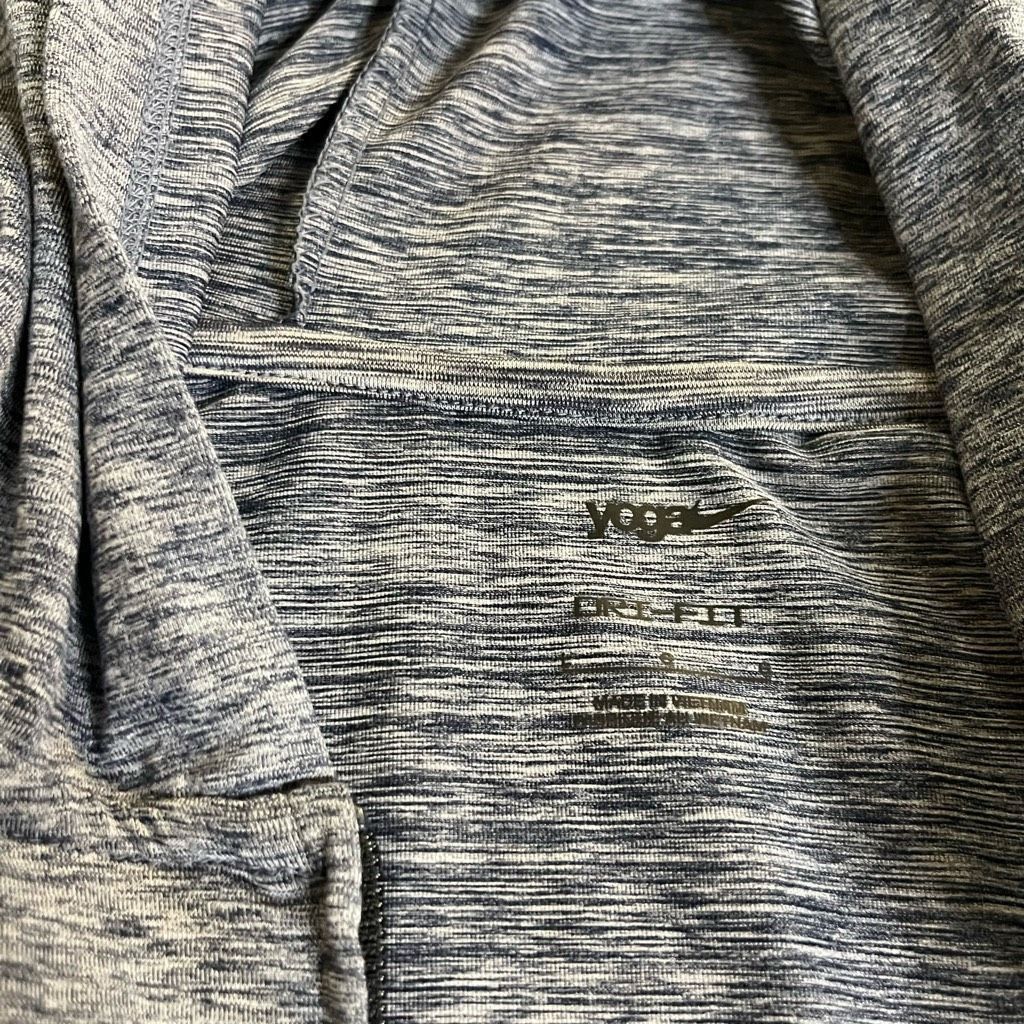 Nike Nike Yoga Blue Heathered Athletic Workout Hoodie Men Large Size US L / EU 52-54 / 3 - 3 Thumbnail