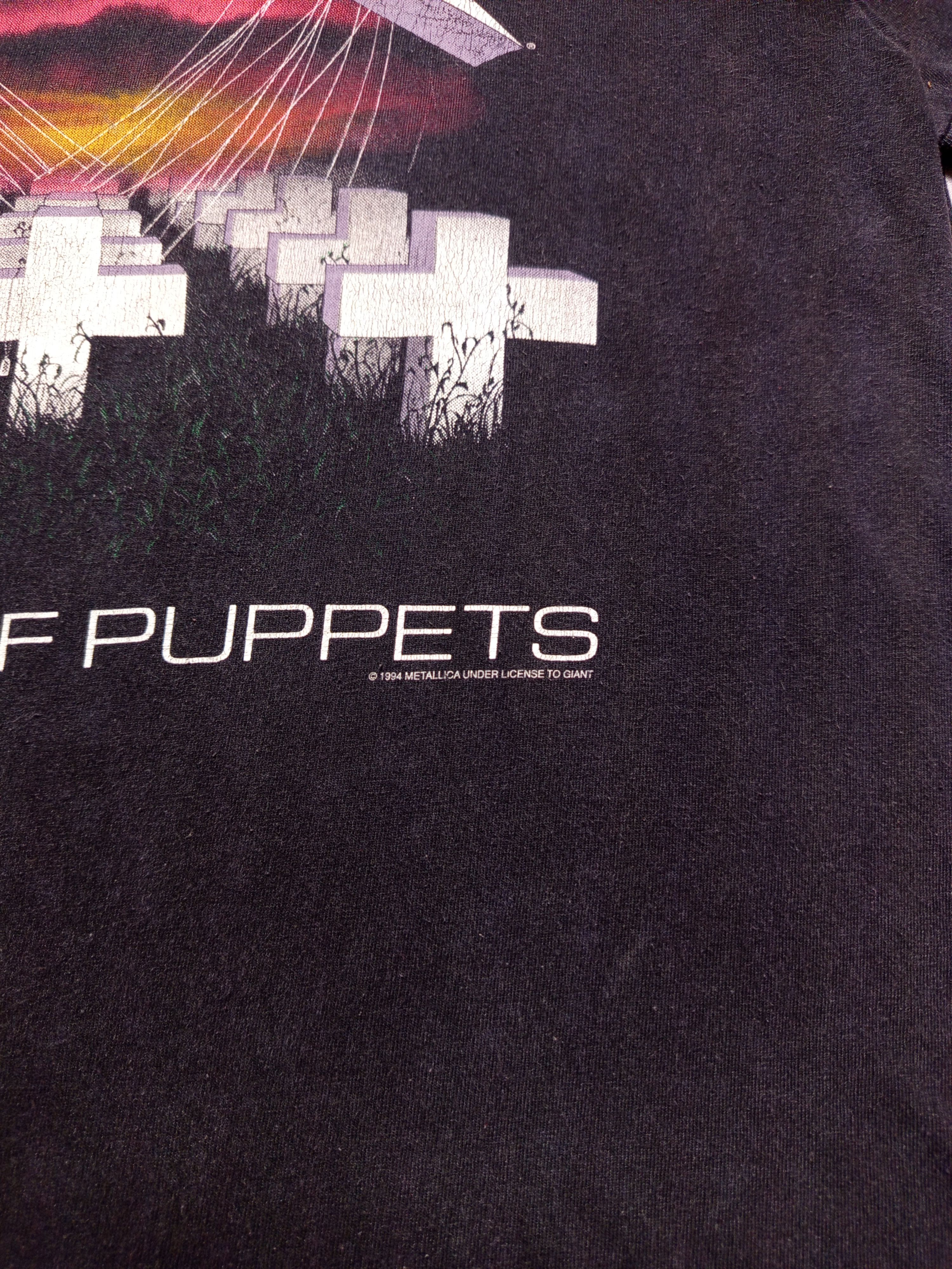Band Tees Vintage 90s Metallica Master Of Puppets Size US M / EU 48-50 / 2 - 2 Thumbnail