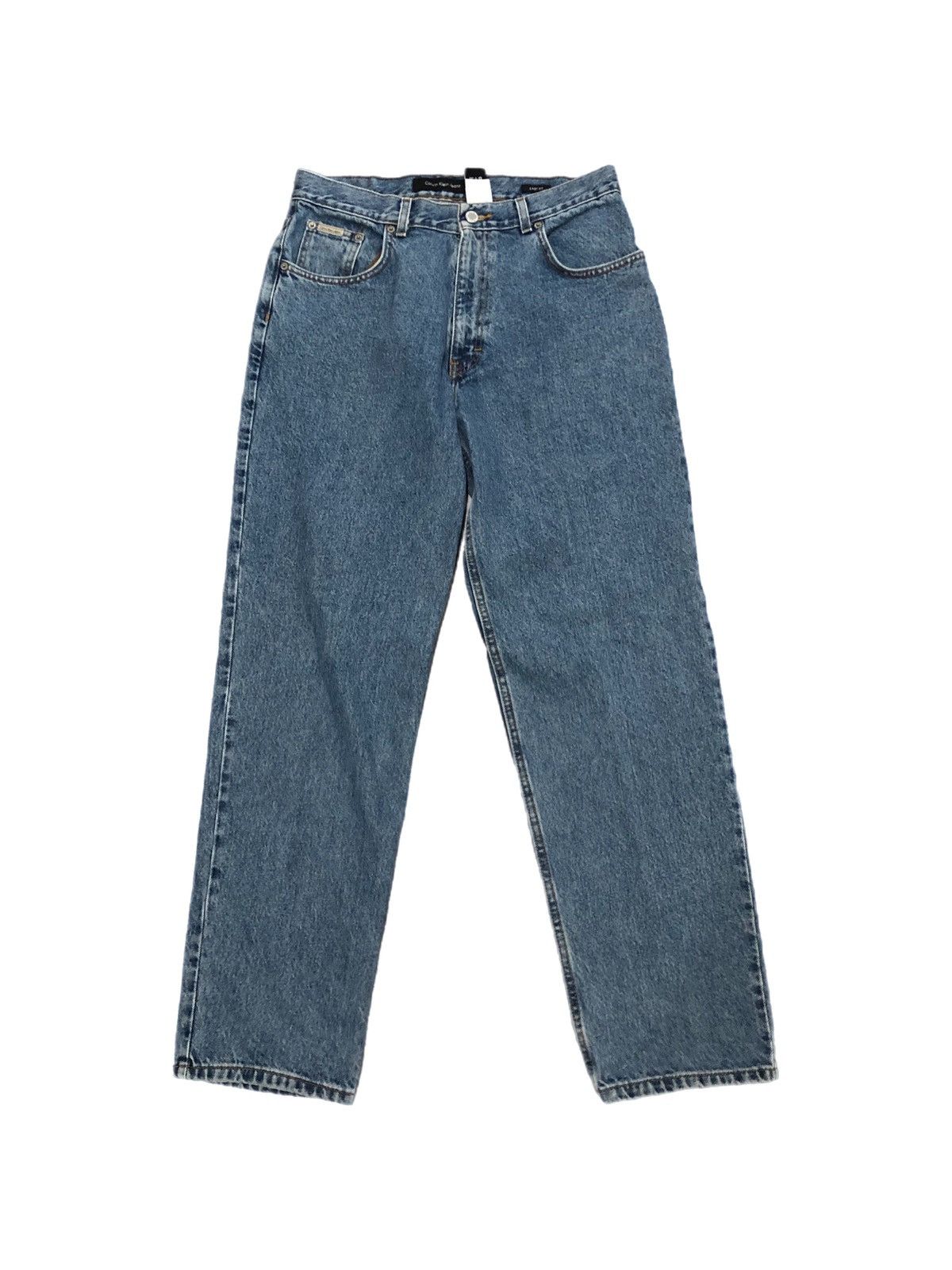 Calvin Klein Vtg 90s Calvin Klein Easy Fit Jeans Size US 33 - 2 Thumbnail