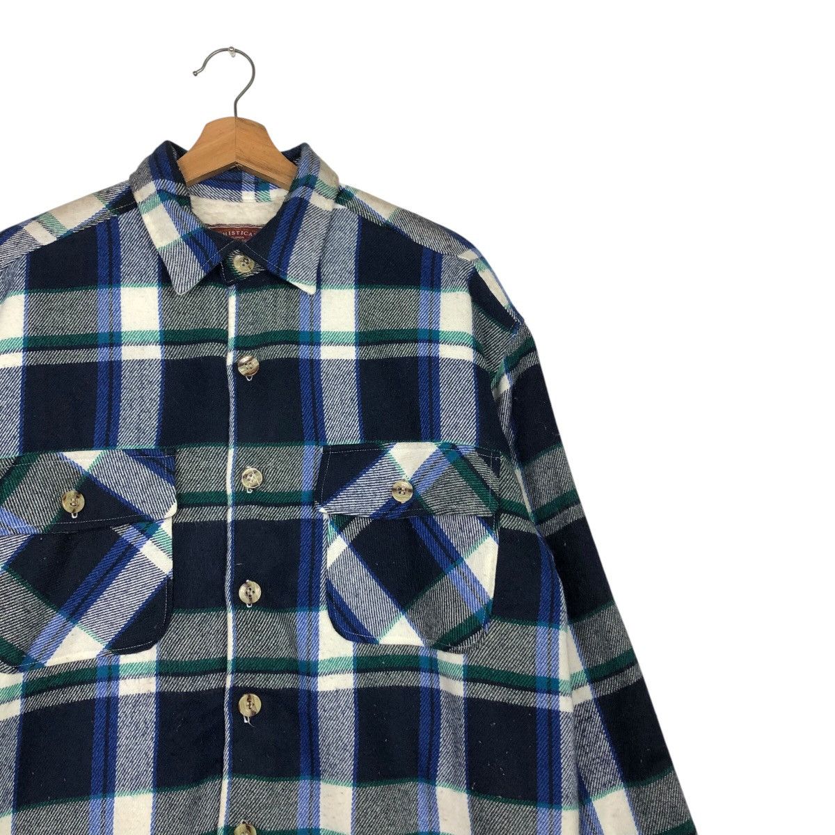 Japanese Brand × Vintage 📌Vintage Chore Tartan Blanket Sophisticated Issey Miyake Size US L / EU 52-54 / 3 - 8 Thumbnail