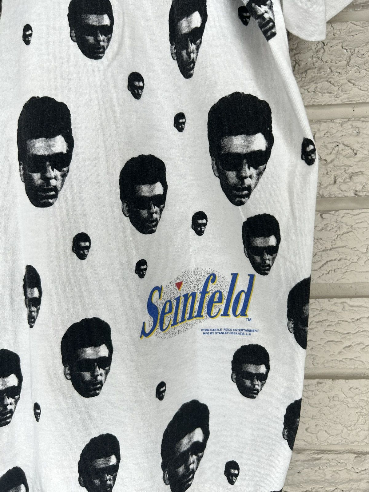 Vintage Vintage 90s Stanley Desantis Seinfeld Kramer AOP T Shirt Size US XL / EU 56 / 4 - 12 Thumbnail