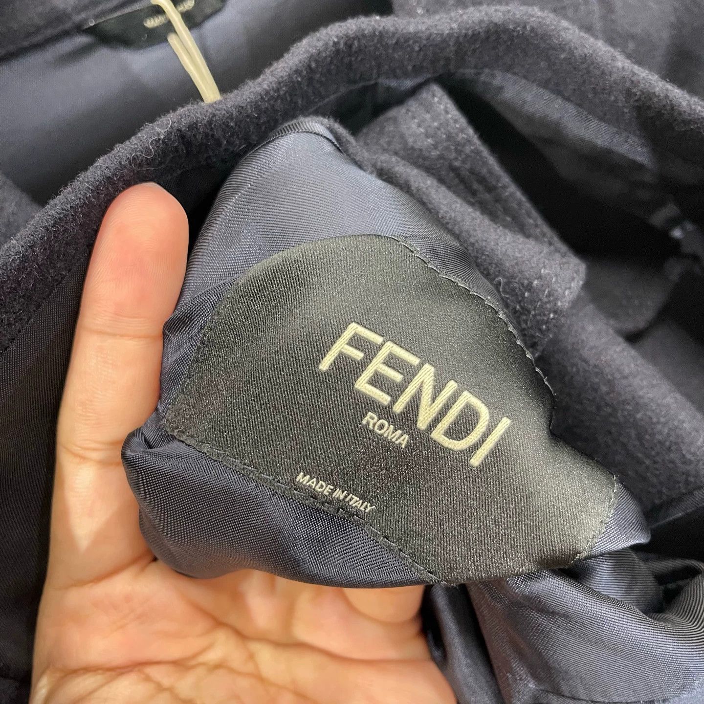 Fendi Fendi cashmere embossed pocket jacket 54 Size US L / EU 52-54 / 3 - 4 Thumbnail