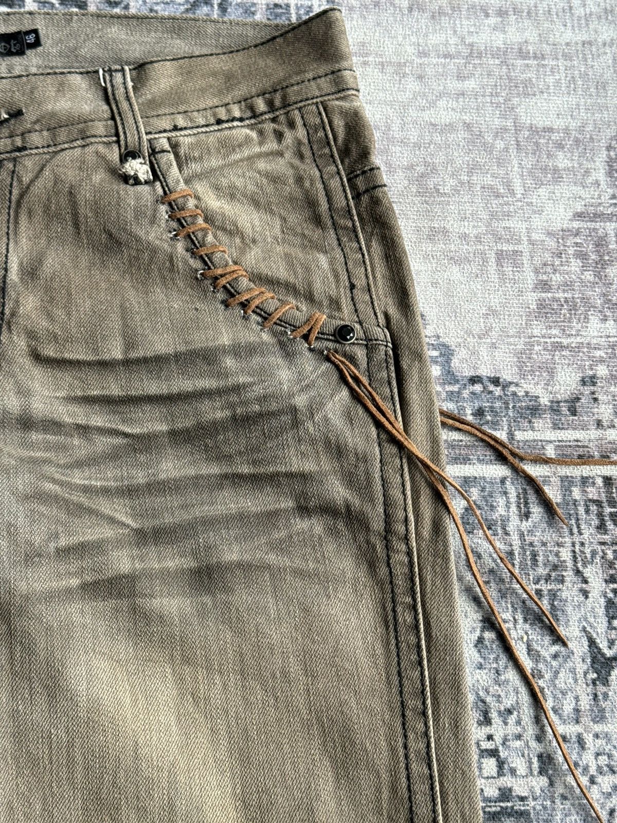 Japanese Brand RIOT Section of Pure Life Punk Flared Denim Size US 32 / EU 48 - 5 Thumbnail