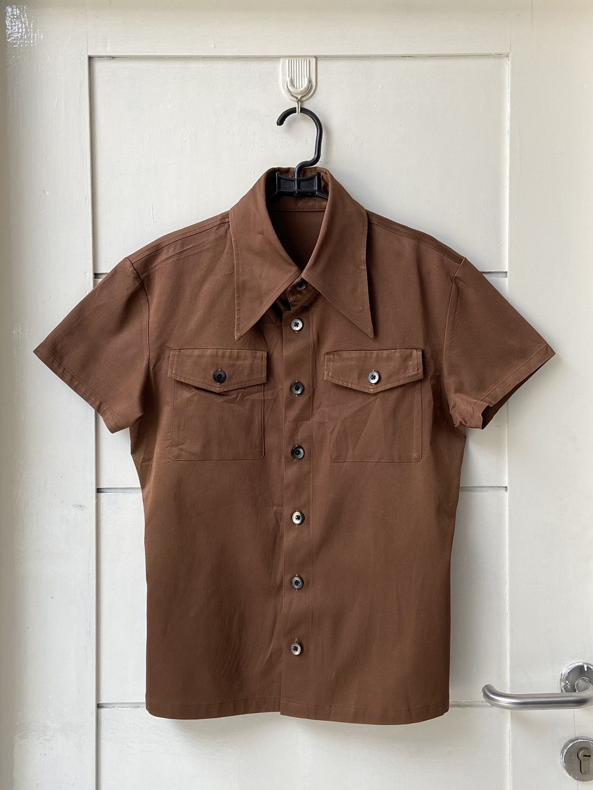 5351 POUR LES HOMMES 5351 Pour Les Hommes Brown Shirt Size US S / EU 44-46 / 1 - 1 Thumbnail