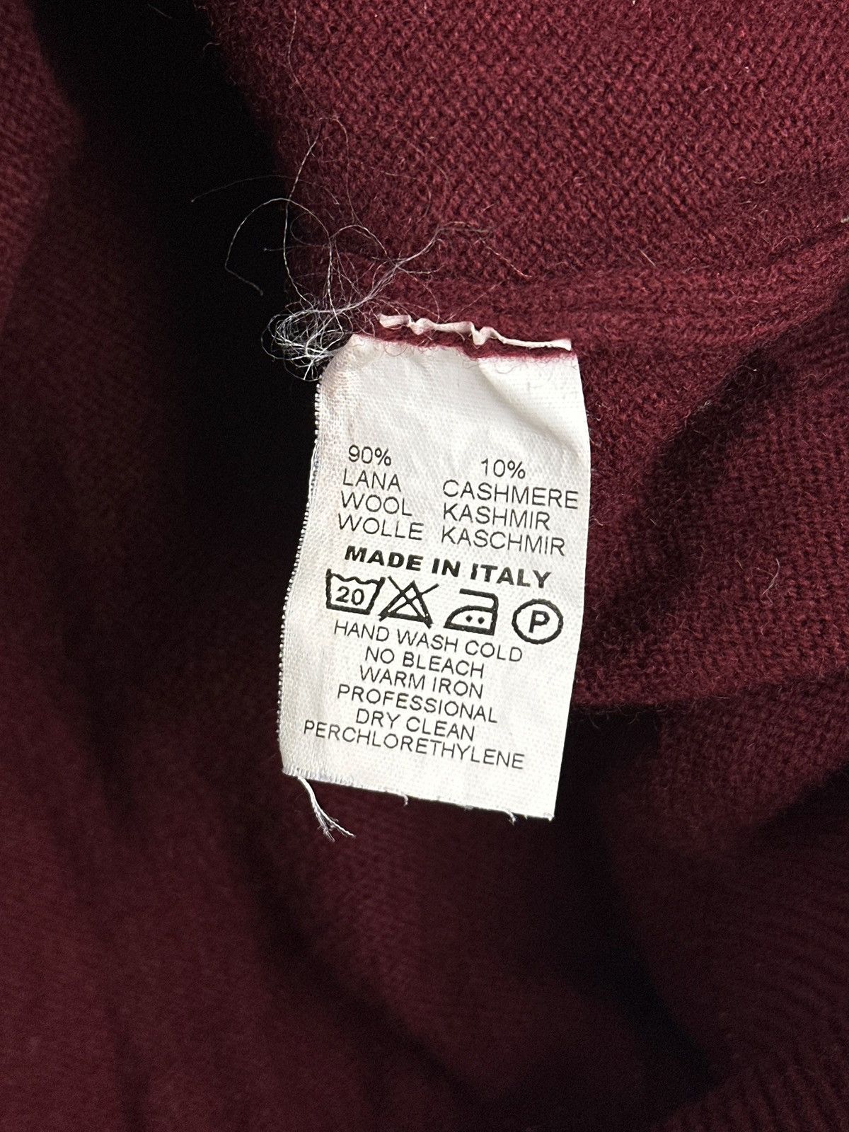 Gran Sasso Vintage Gran Sasso Merino Ultrafine Cashmere Vest V-Neck Size US M / EU 48-50 / 2 - 9 Thumbnail