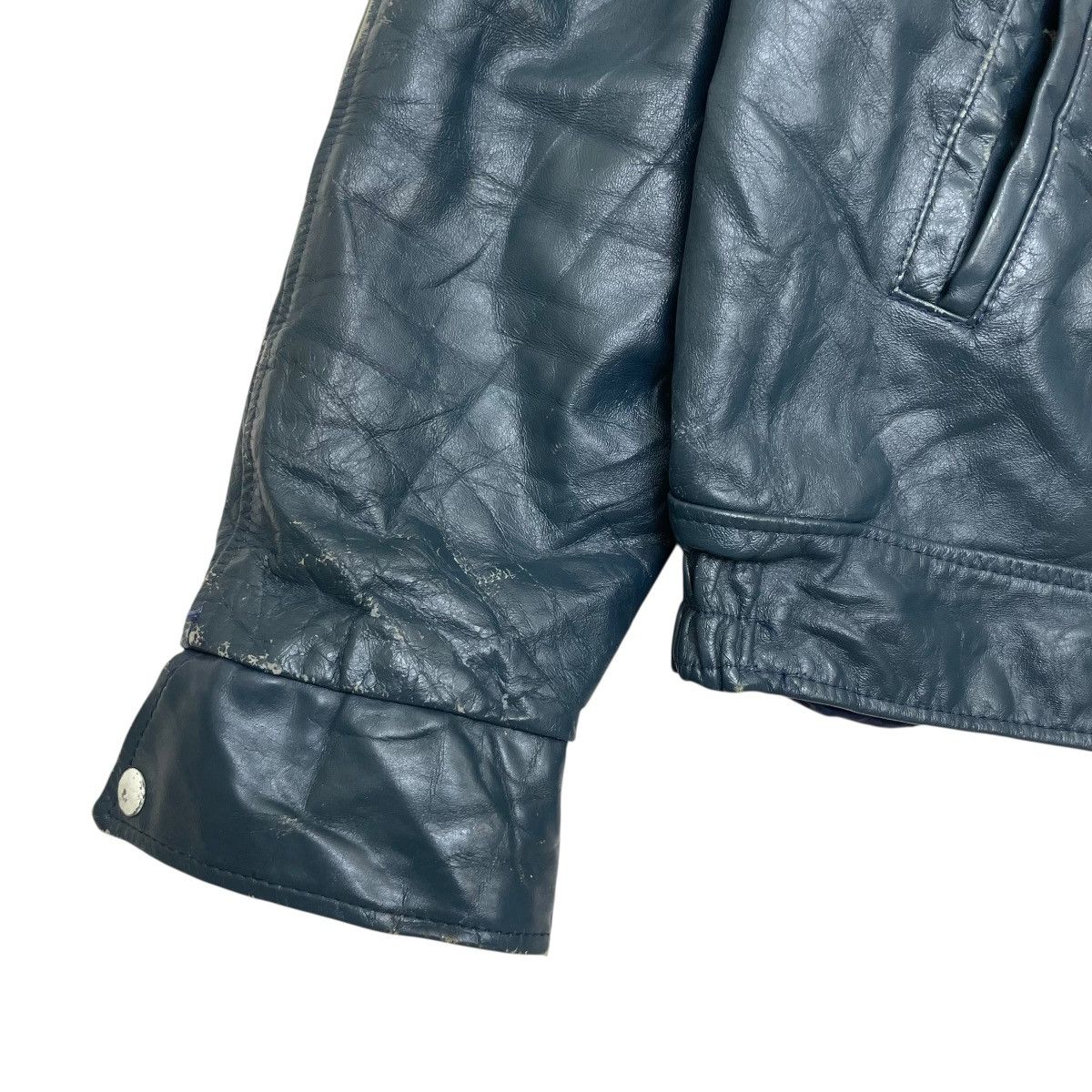 Avirex 🔥 vintage 80s Comber Oasa Softball leather varsity Jacket Size US L / EU 52-54 / 3 - 13 Thumbnail
