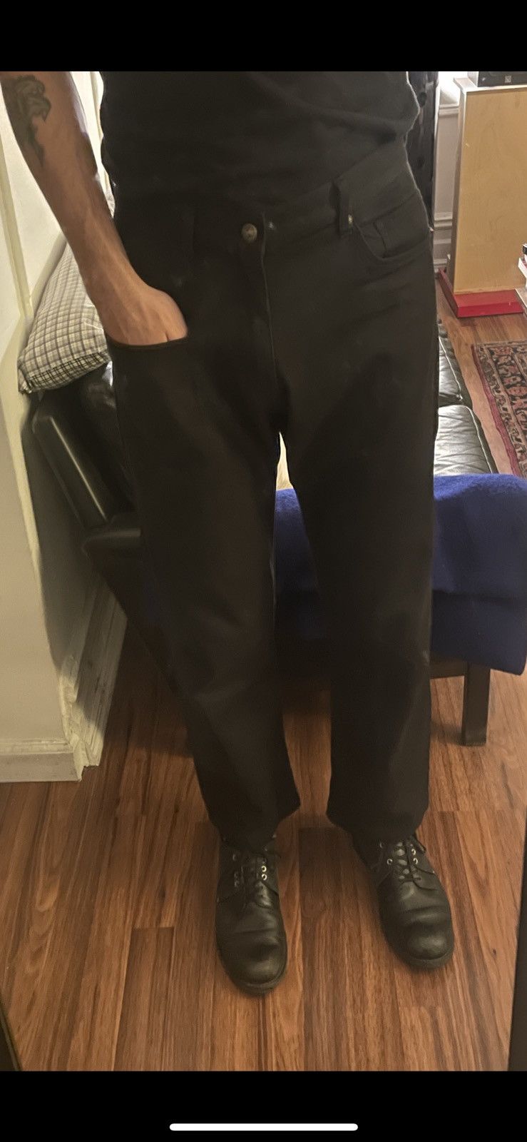 Final Home Final Home Kosuke Tsumara Issey Miyake Pants Jeans Black Size US 32 / EU 48 - 6 Thumbnail
