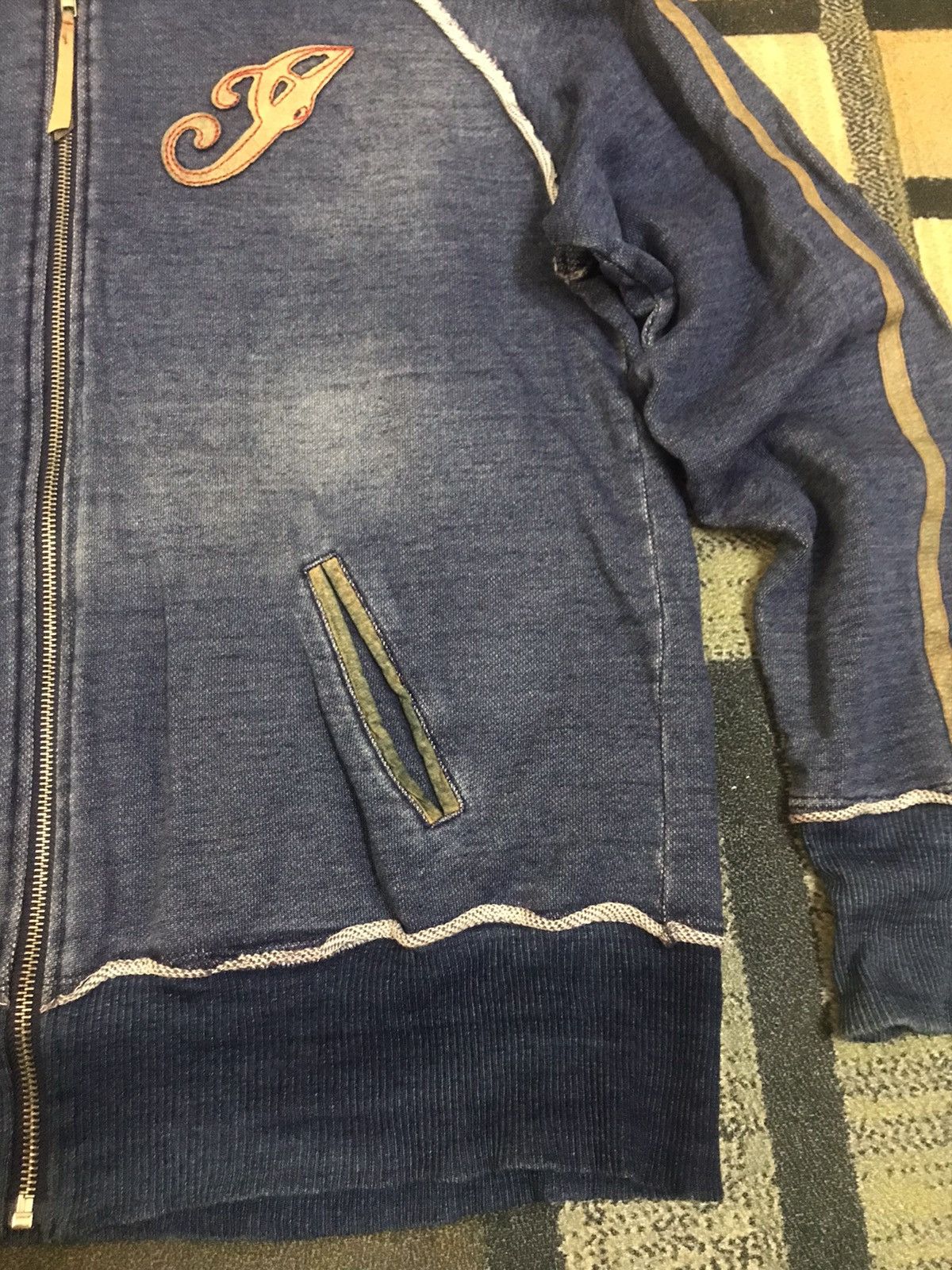 Indian Motorcycle Vintage Indian Motorcycle Indigo Zipper Hoodie Size US L / EU 52-54 / 3 - 7 Thumbnail