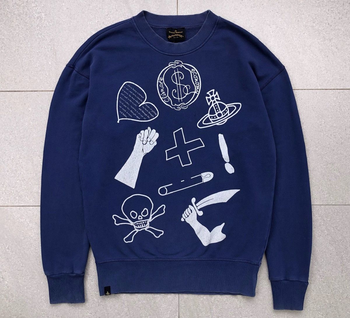 Vivienne Westwood Vivienne Westwood Anglomania Big Logo Sweatshirt Size US M / EU 48-50 / 2 - 6 Thumbnail