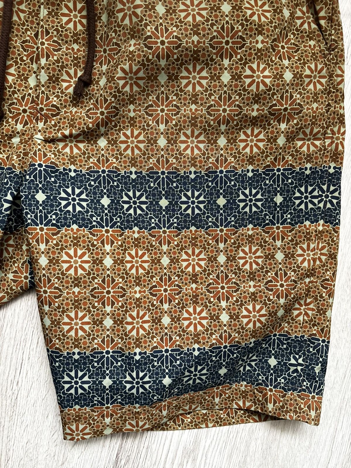 White Mountaineering White Mountaineering Patterned Shorts Made in Japan Size 0 S Size US 29 - 6 Thumbnail
