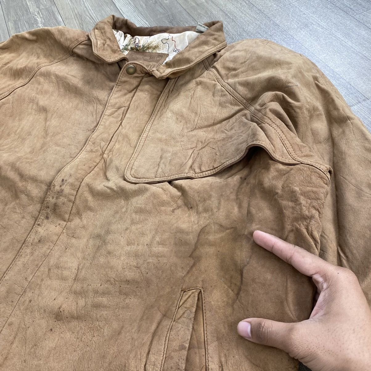 Marlboro 1990s Vintage Marlboro Adventure Suede Leather Jacket Size US M / EU 48-50 / 2 - 20 Thumbnail