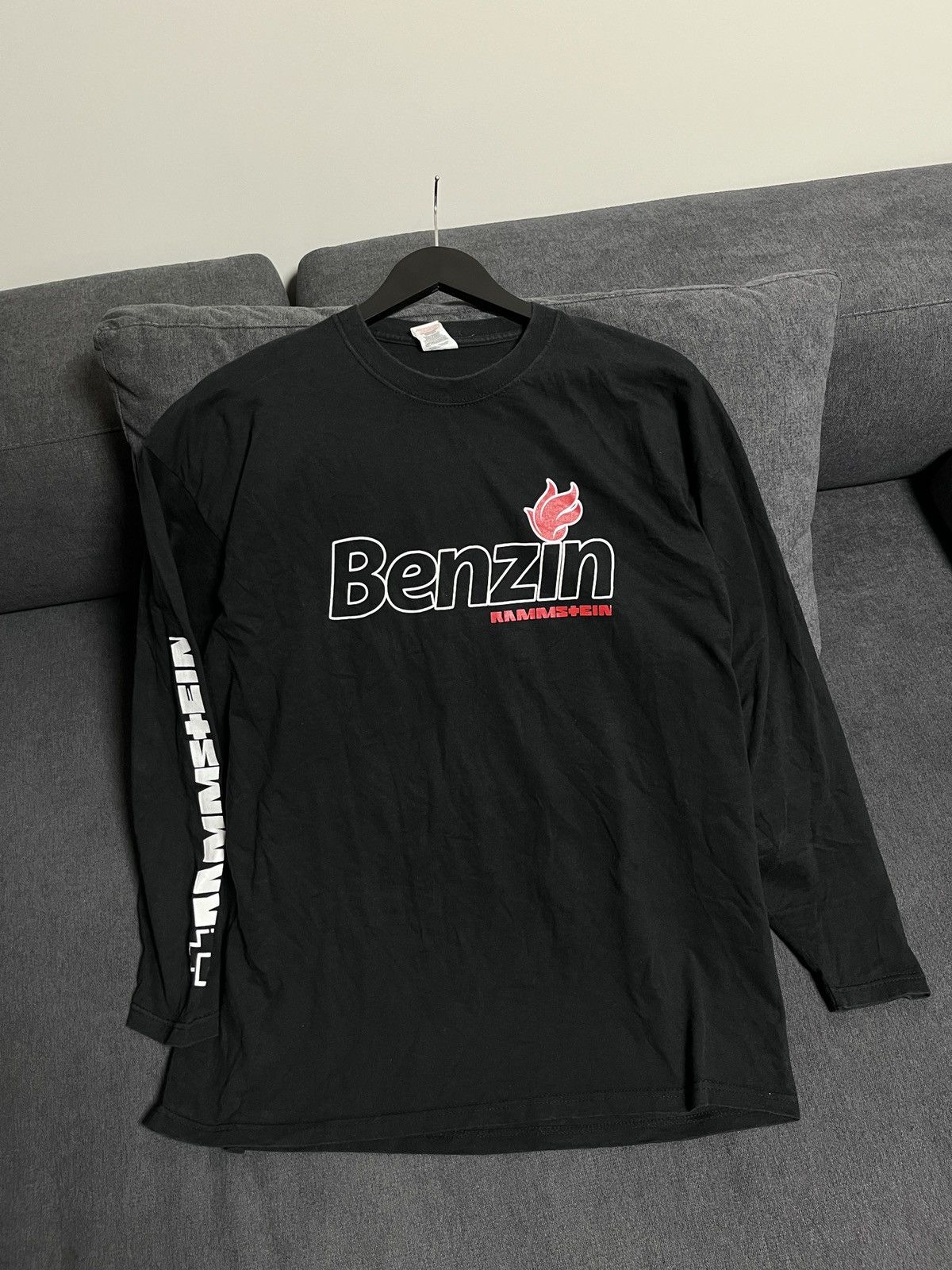 Band Tees × Vintage BENZIN 2005 RAMMSTEIN ARCHIVE VERY RARE LONGSLEEVE Size US XL / EU 56 / 4 - 9 Thumbnail