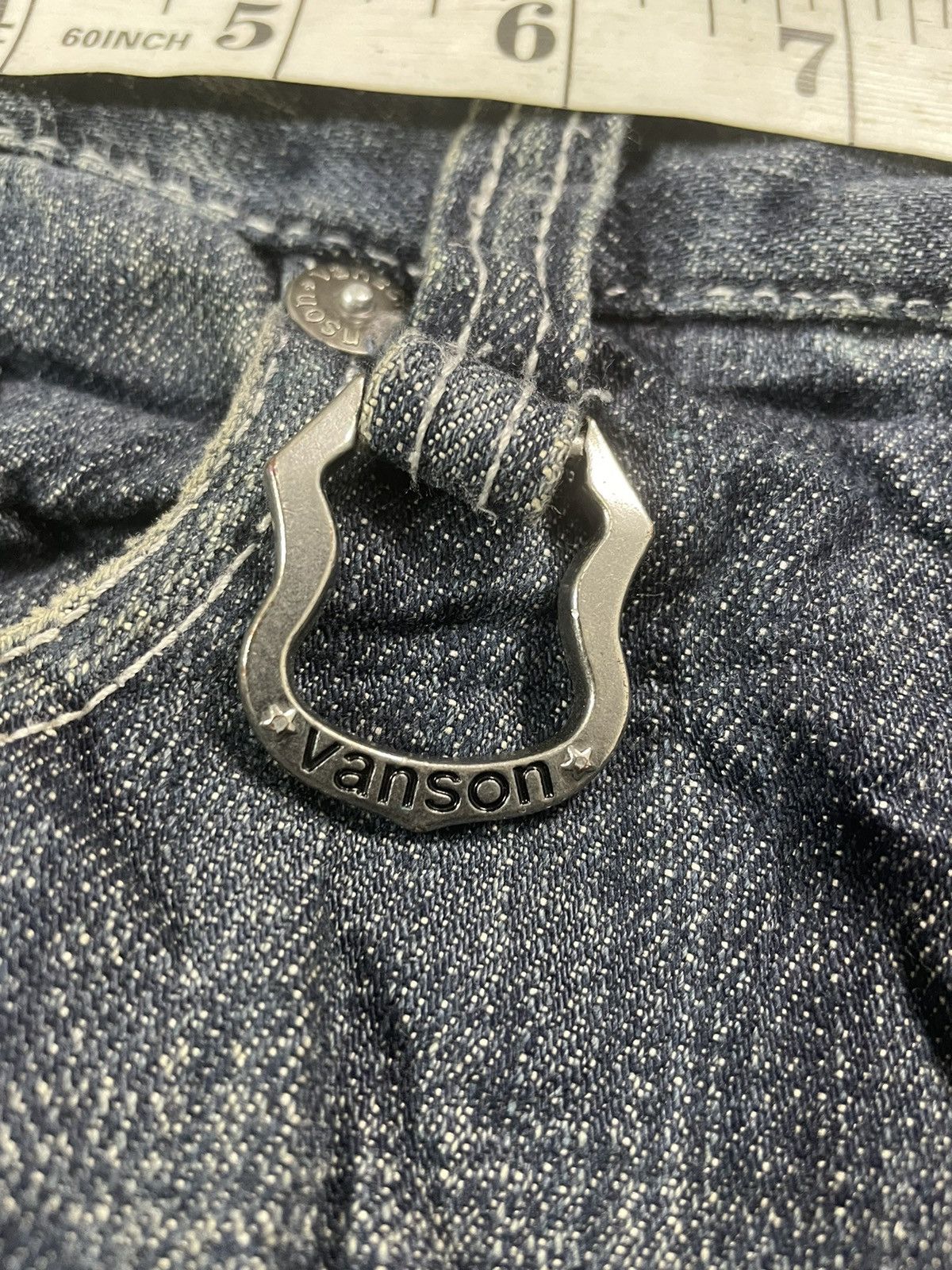 Vanson Leathers Vintage Vanson Leather Distressed Jeans Size US 37 - 10 Thumbnail