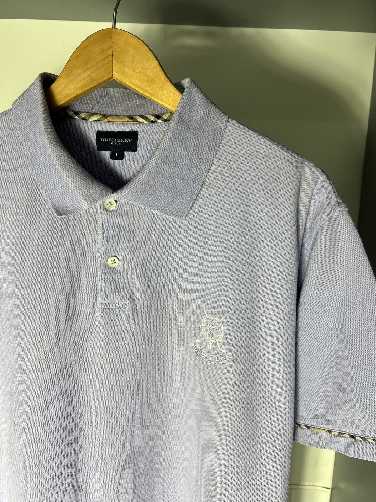 Burberry VINTAGE BURBERRY LONDON GOLF CLASSIC CASUAL POLO RETRO 90s Size US L / EU 52-54 / 3 - 14 Thumbnail