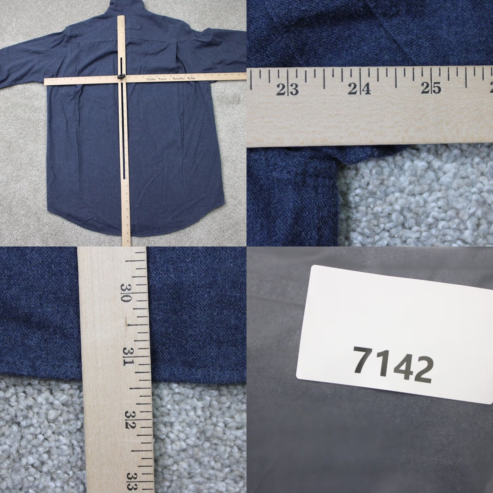 Vintage Duluth Mens Large Blue 100% Cotton Flannel Button-Up Shirt Long Sleeve Casual Workwear Vintage: No Size US L / EU 52-54 / 3 - 8 Thumbnail