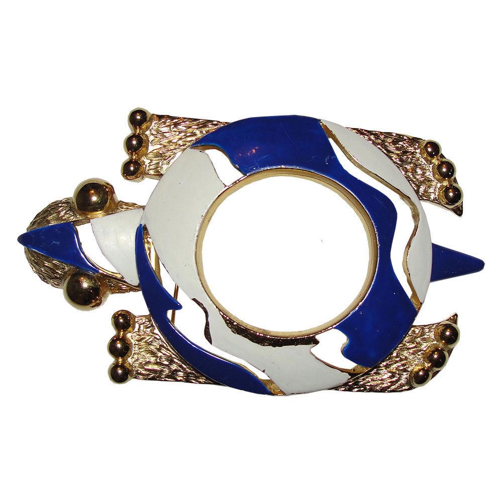 Pierre Cardin Runway Pierre Cardin Turtle Pin Size ONE SIZE - 1 Thumbnail