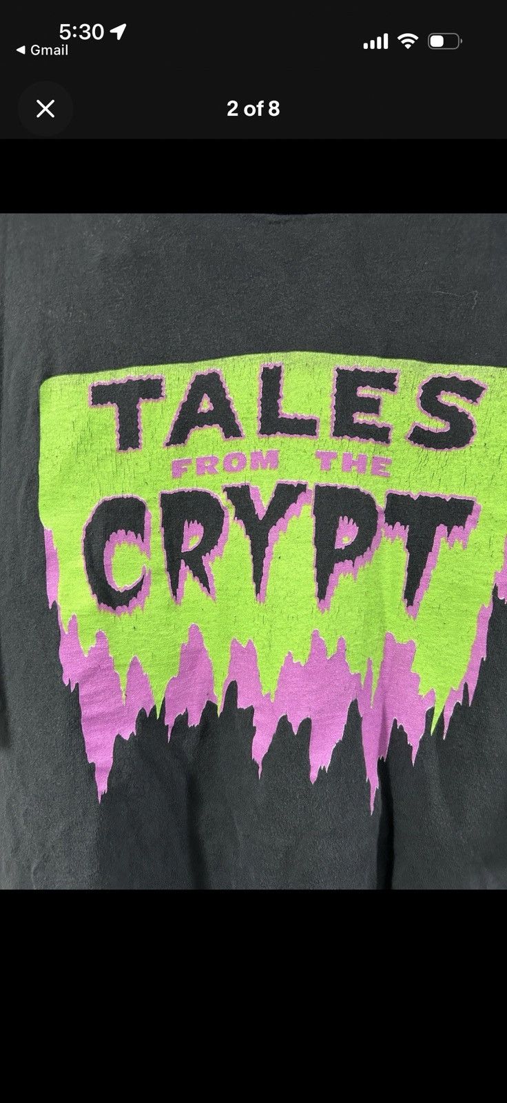Vintage Vintage HBO Tales From the Crypt T Shirt Size US XL / EU 56 / 4 - 4 Thumbnail