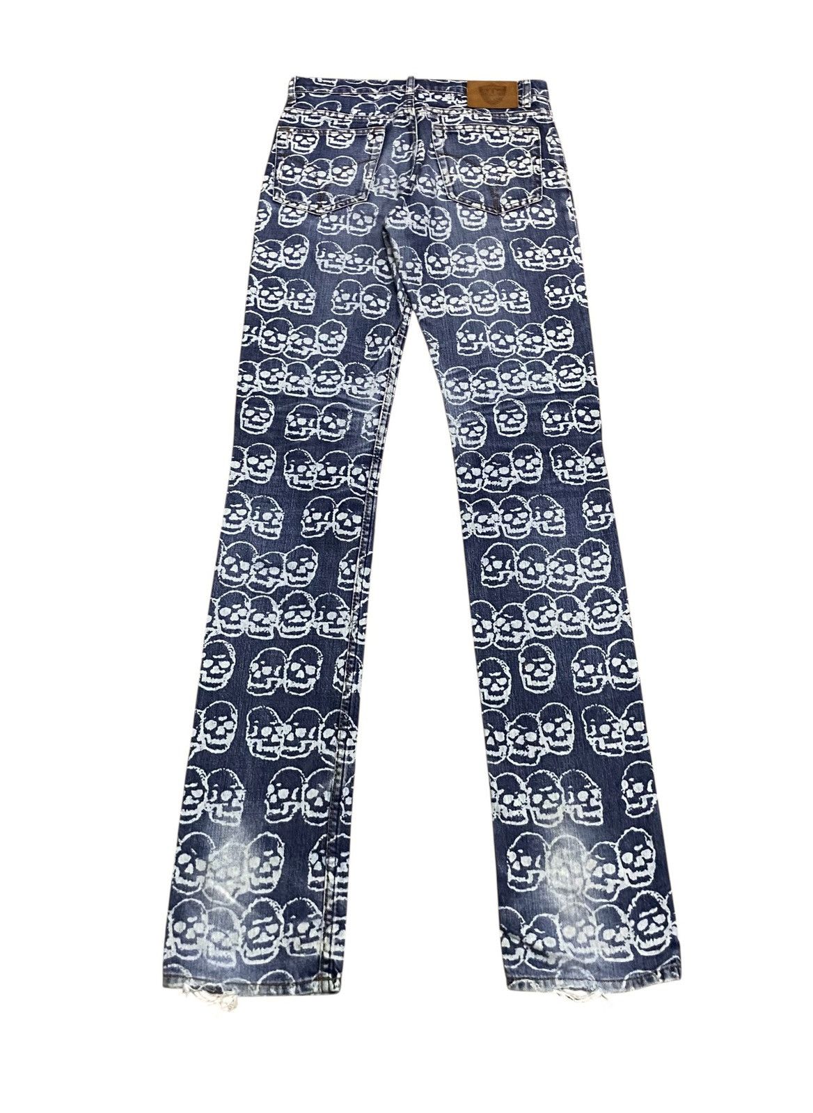 Hysteric Glamour Very Rare Vintage Hysteric Glamour Skull Print Jeans 1999s Size US 28 / EU 44 - 2 Thumbnail