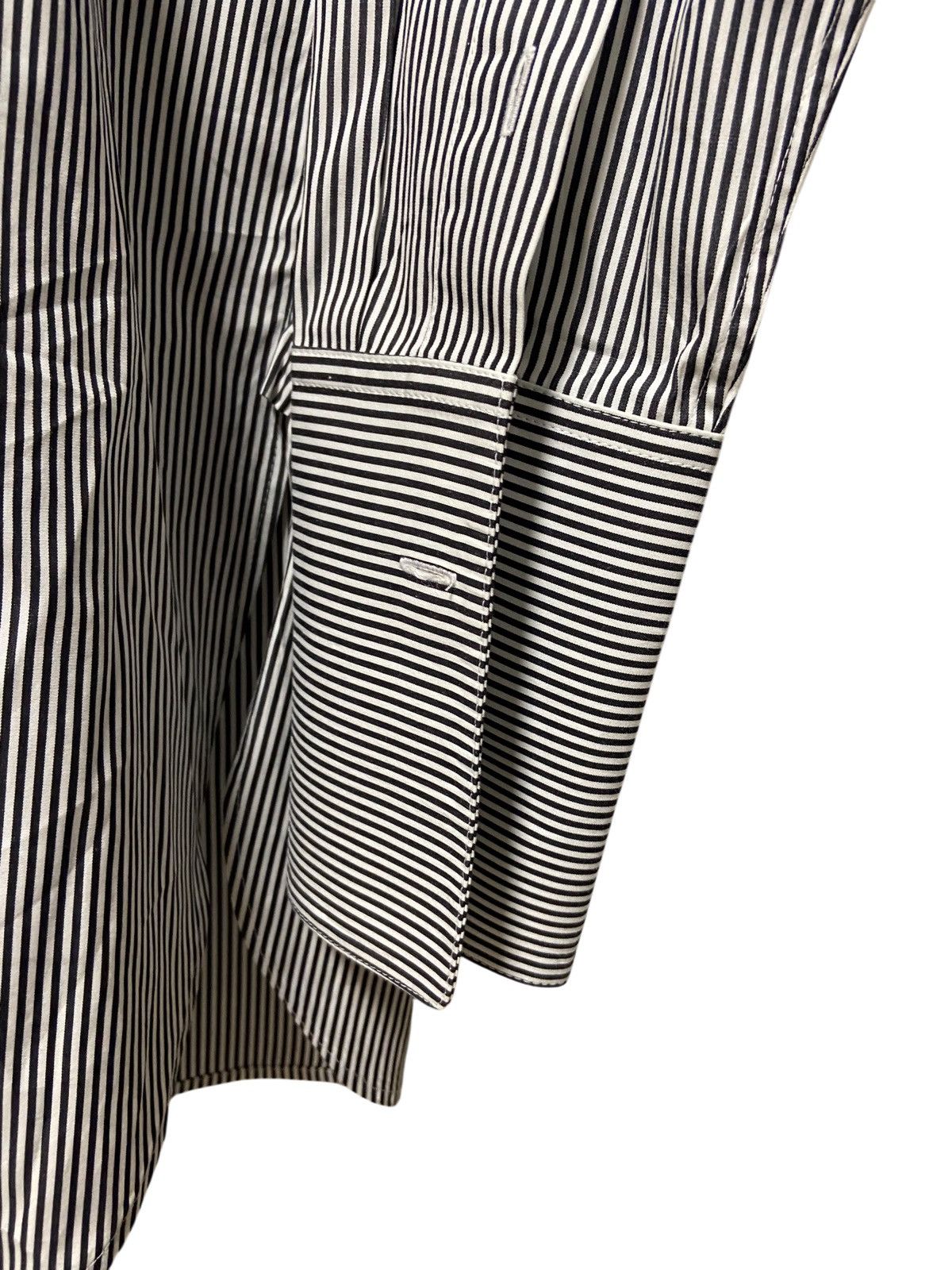 Celine × Designer Celine Women’s Striped Long Sleeve Button Up Dress Size S / US 4 / IT 40 - 4 Thumbnail