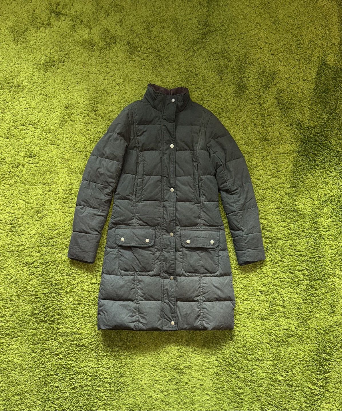 Barbour Barbour Peninsula down puffer waxed coat jacket Size S / US 4 / IT 40 - 1 Thumbnail