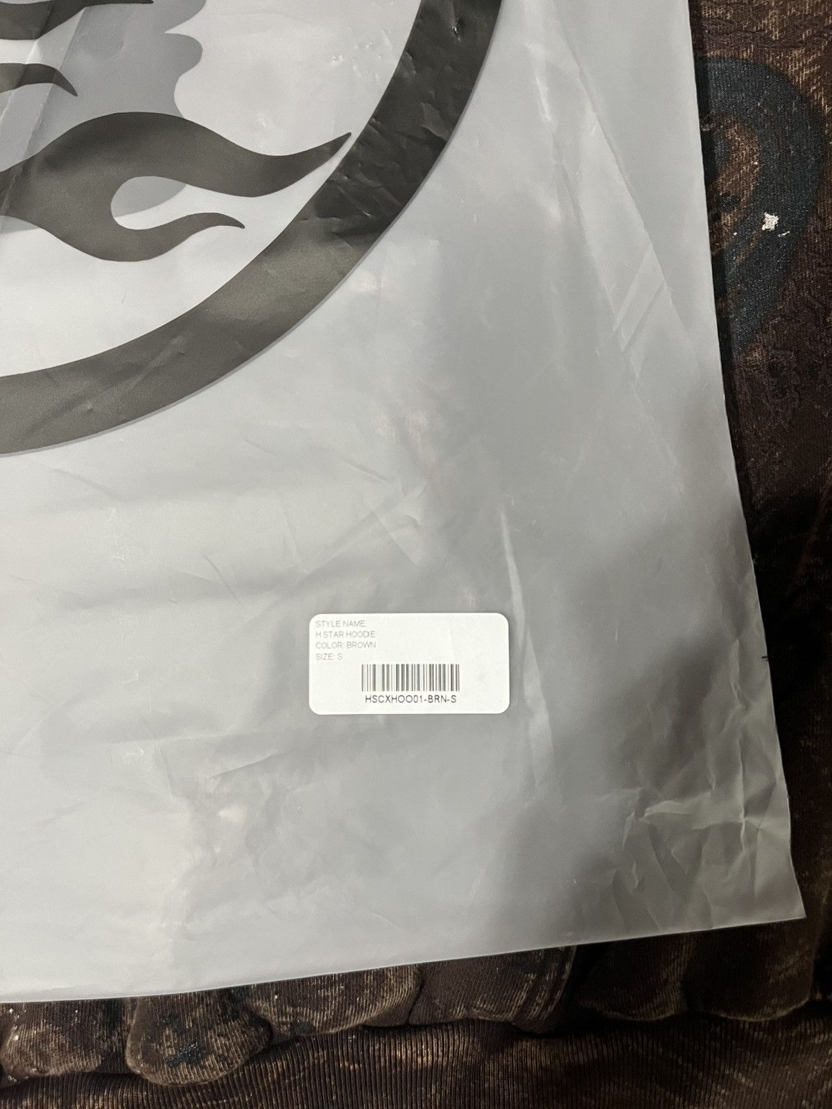 Brown Hellstar Graffiti Hoodie