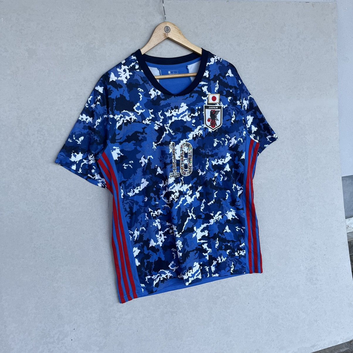 Other Vintage Japan 2018 World Cup Blue Football Shirt Size L Size US L / EU 52-54 / 3 - 3 Thumbnail
