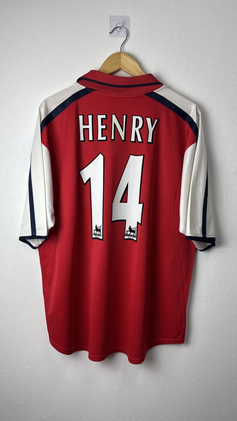 Nike Arsenal 00/01 Home ( Henry ) Size US XL / EU 56 / 4 - 1 Thumbnail