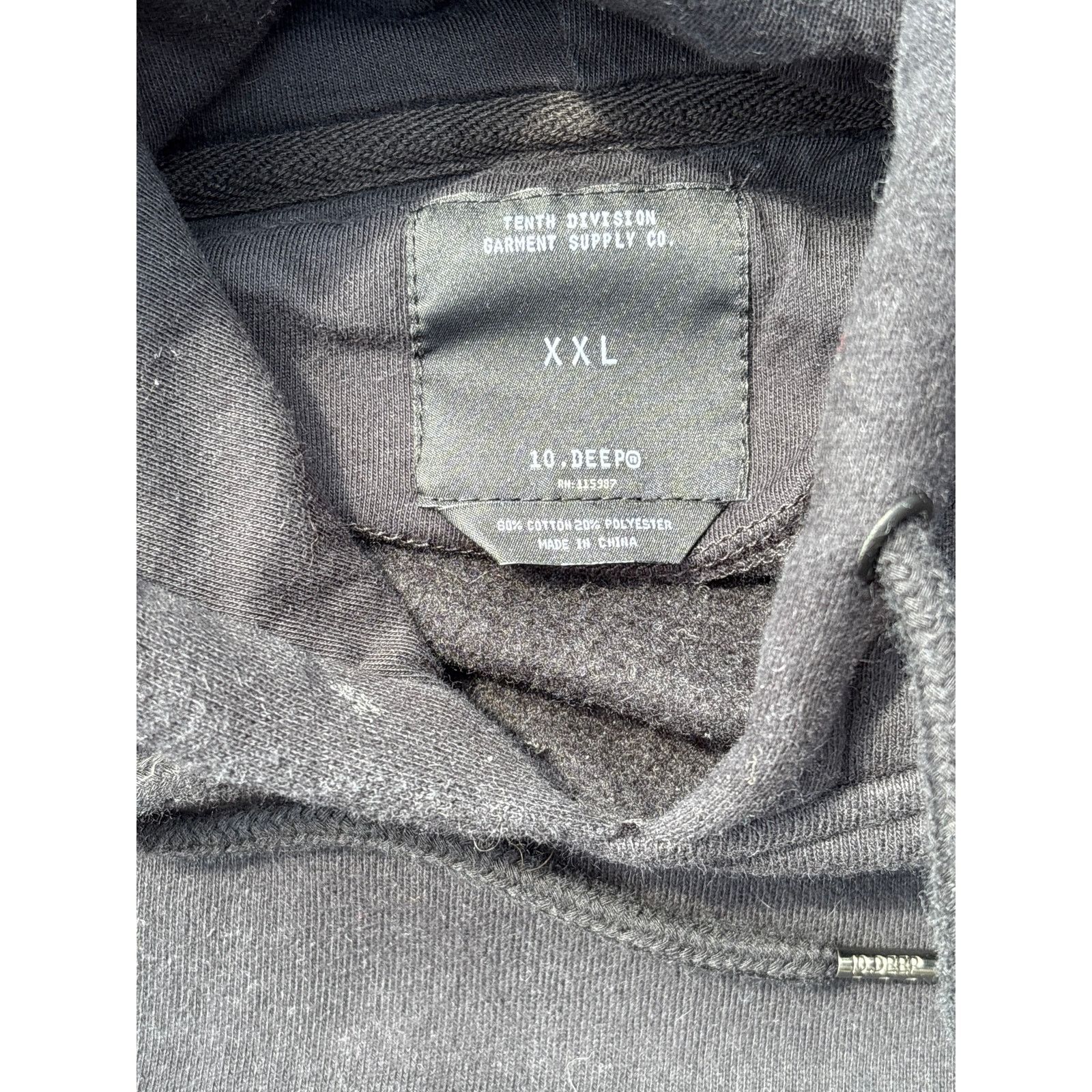 10 Deep 10 Deep 2017 black hoodie with suspender straps XXL Size US XXL / EU 58 / 5 - 7 Thumbnail