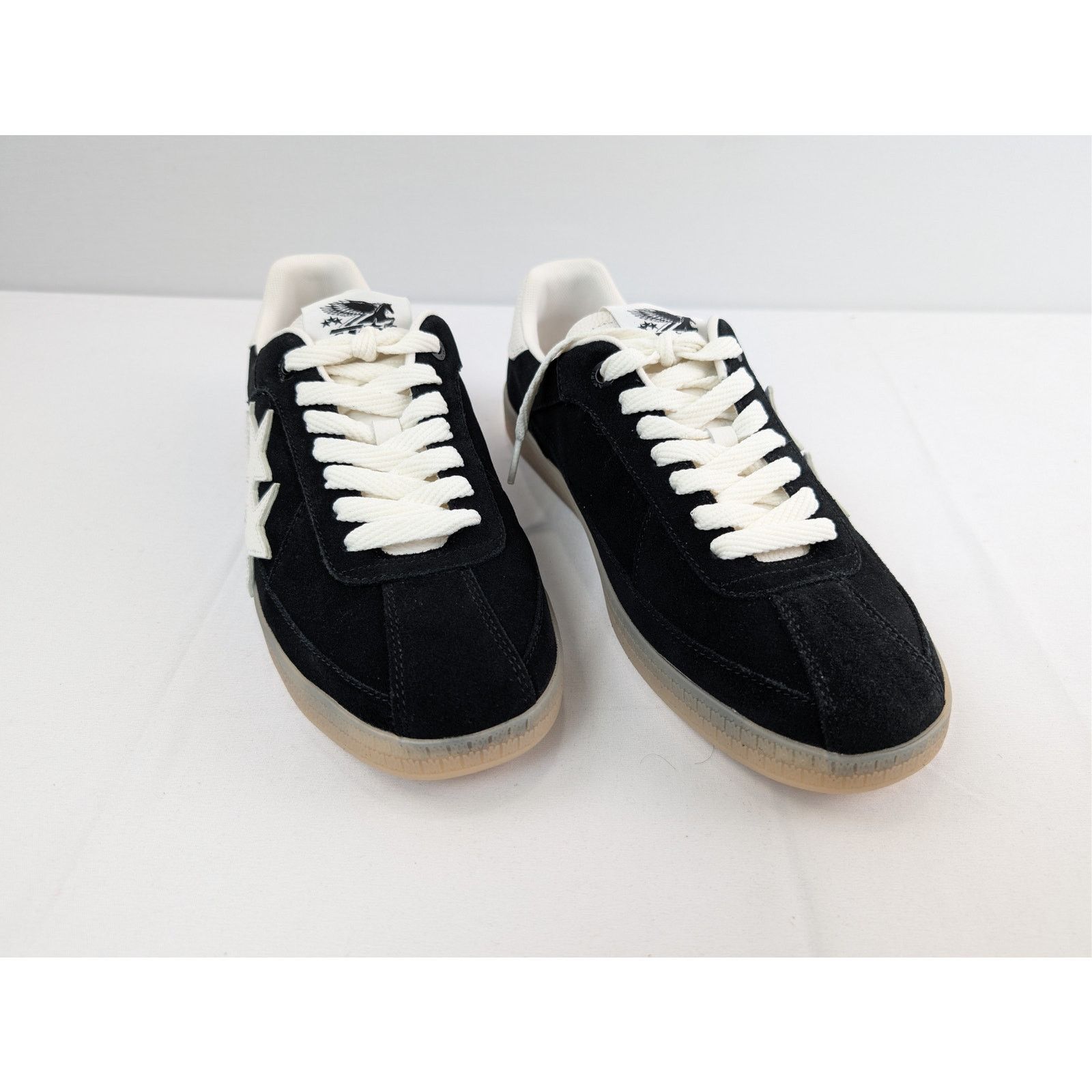 Amiri o1rshd1 Suede Pacific Sneakers in Black Size US 11 / EU 44 - 6 Thumbnail