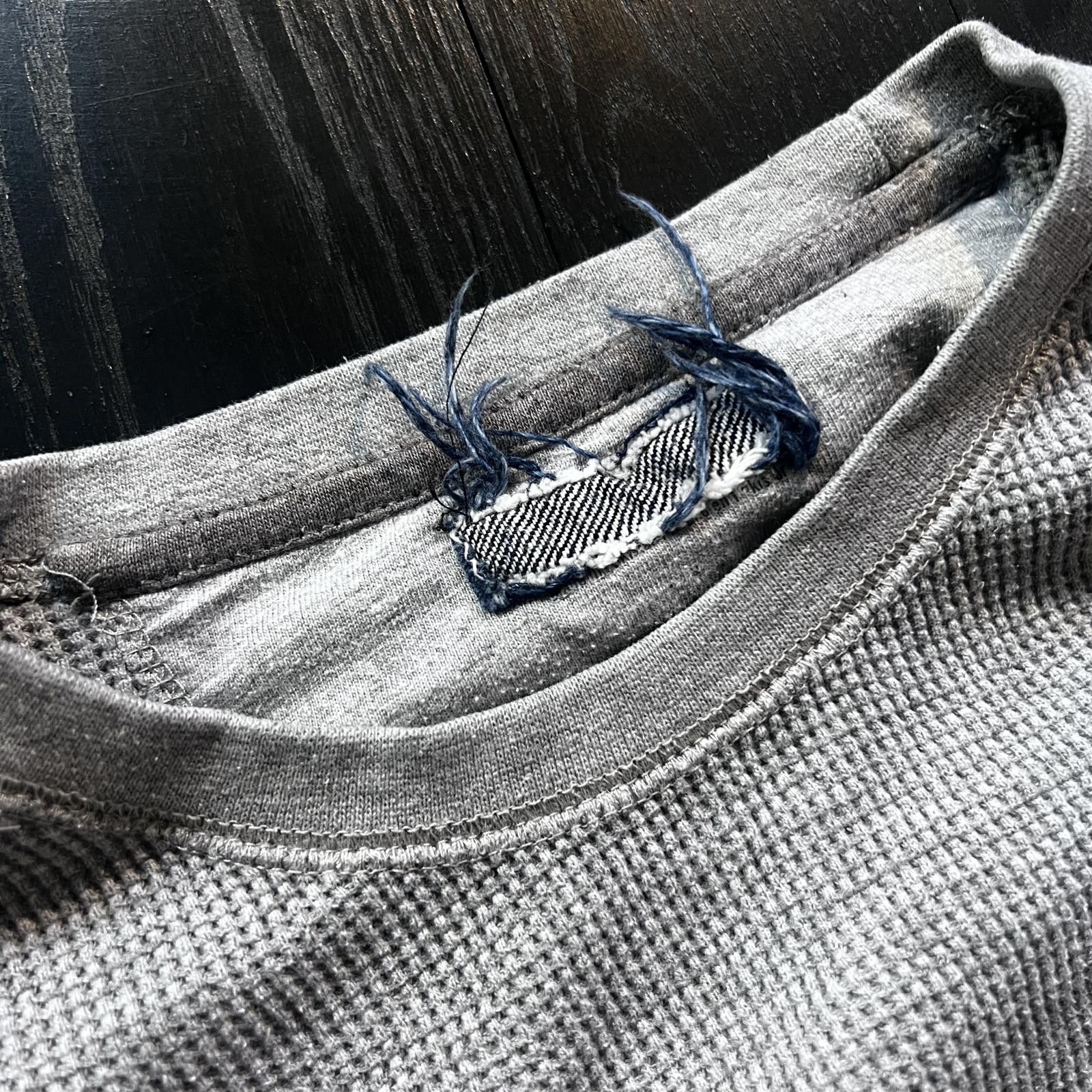 Designer NKRTW Waffle Thermal Long Sleeve Shirt Grey Size US L / EU 52-54 / 3 - 4 Thumbnail