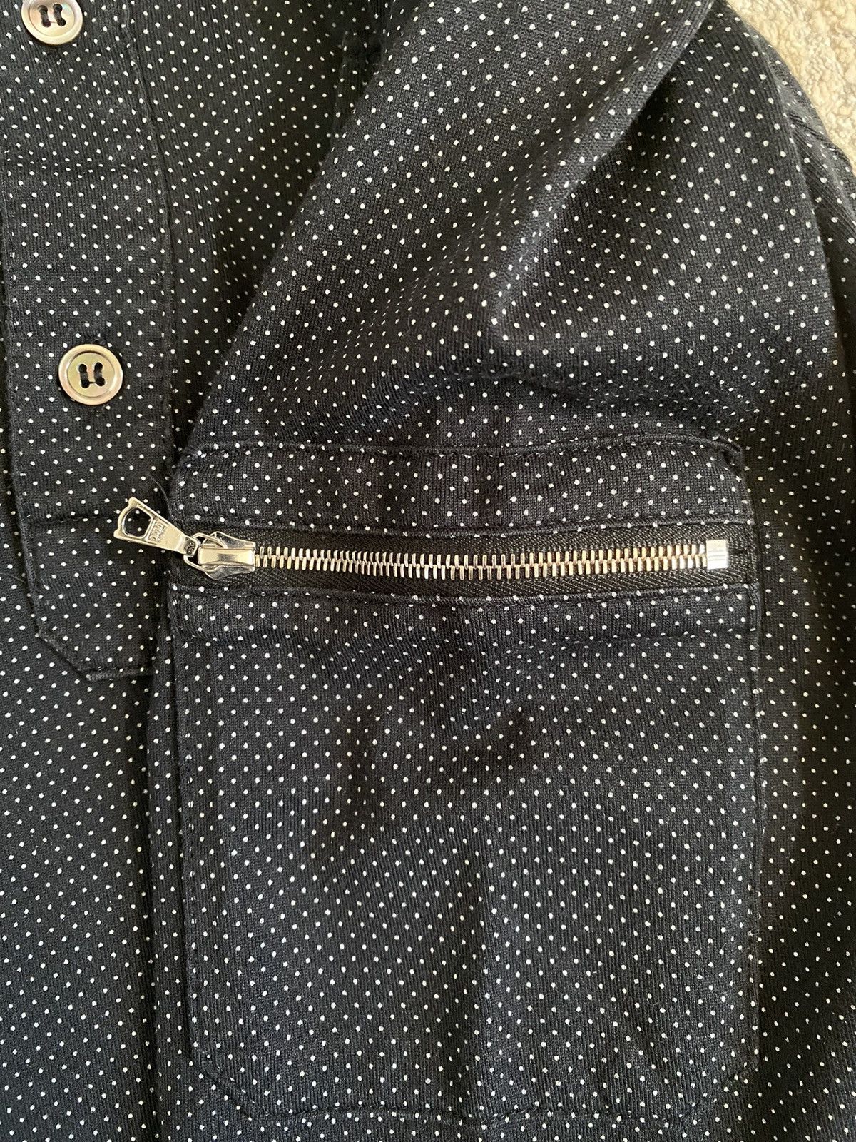 Undercover AW07 Zipper Sleeve Quarter Button Shirt Size US M / EU 48-50 / 2 - 3 Thumbnail