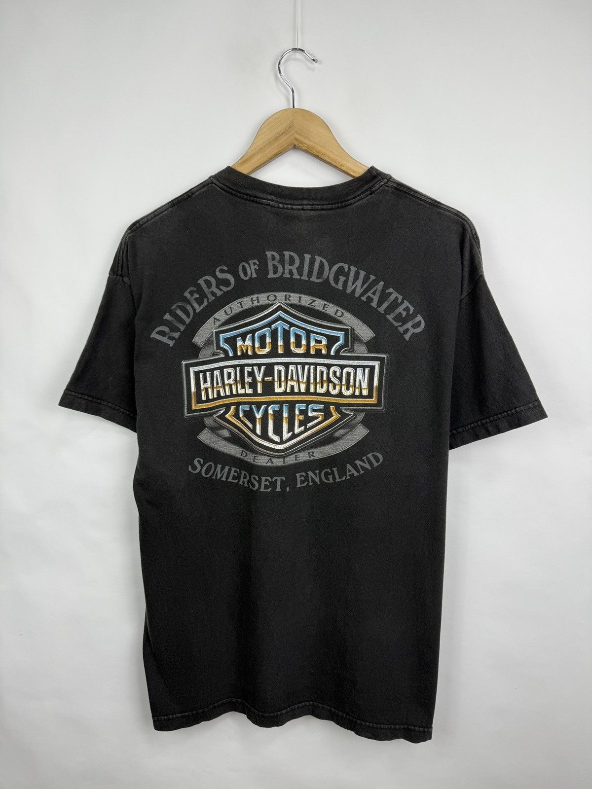 Harley Davidson 🇺🇸 Vintage 2002 Harley Davidson 100th Anniversary USA T-Shirt Size US L / EU 52-54 / 3 - 8 Thumbnail