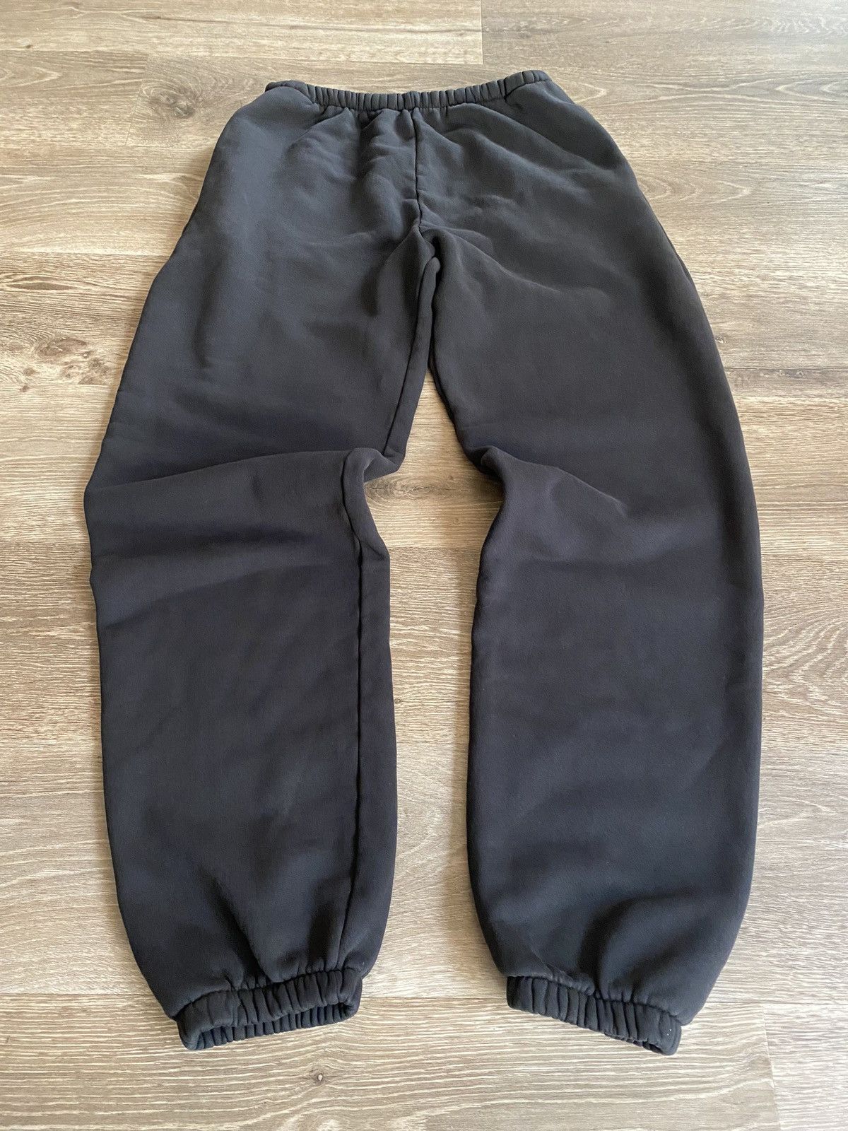 Pre-owned Kanye West X Los Angeles Apparel Yeezy Los Angeles Apparel Puffy Plush Sample Sweatpants In Black