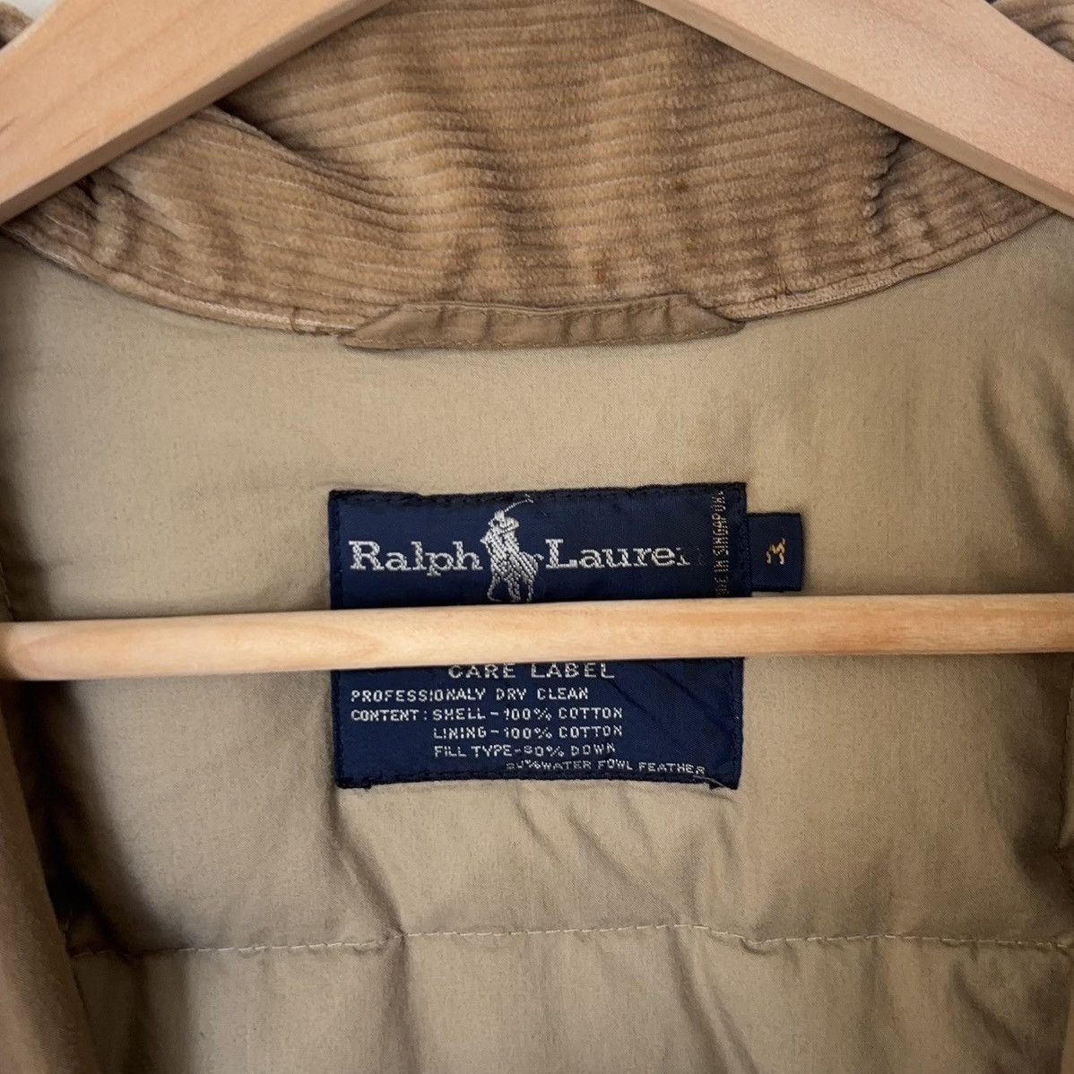 Ralph Lauren Vintage 80s Down Hunting Jacket Insulated Puffer Corduroy Size US M / EU 48-50 / 2 - 4 Thumbnail