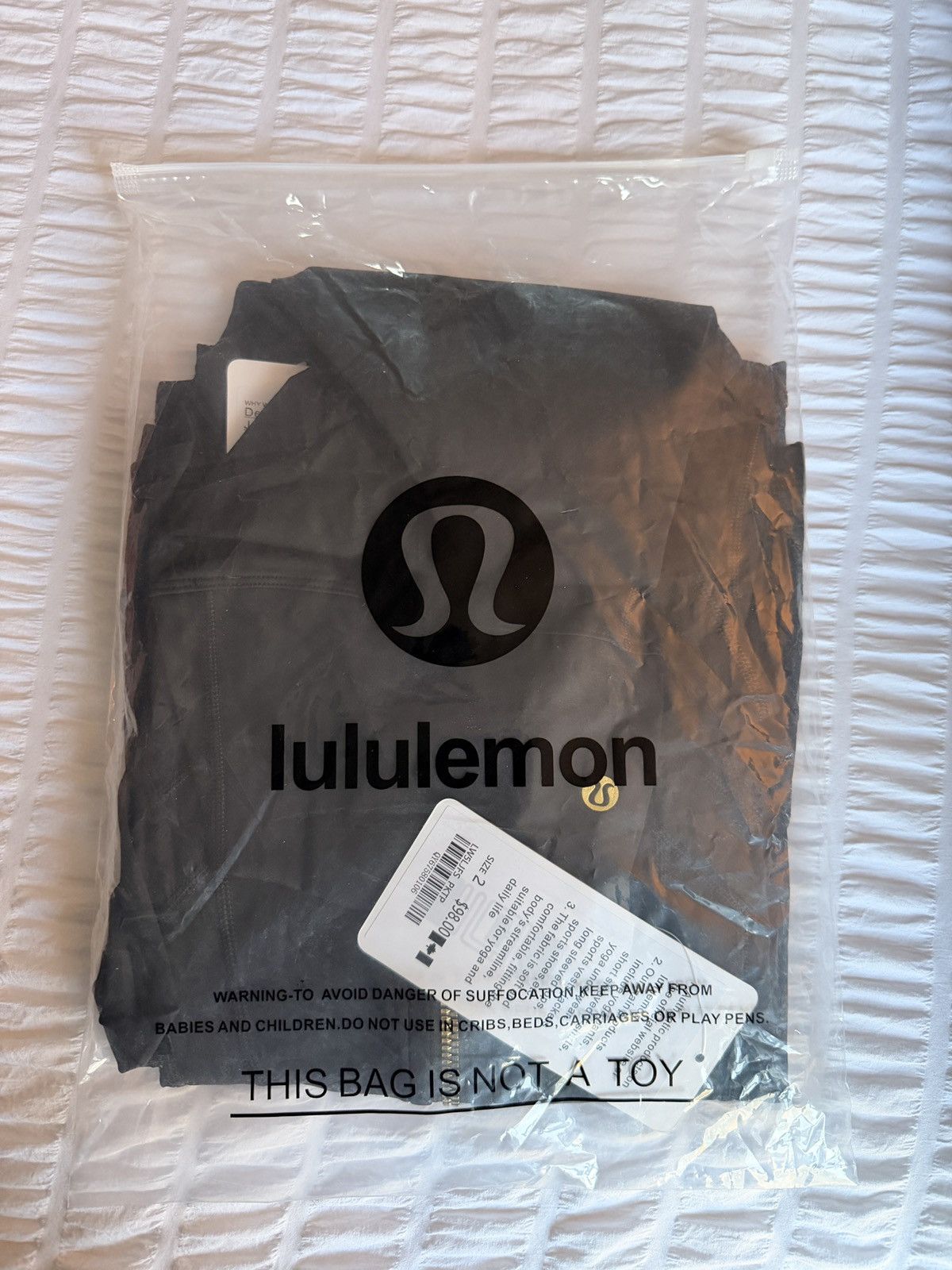Lululemon Cropped Black Lululemon Set Size:2 Size XS / US 0-2 / IT 36-38 - 1 Thumbnail